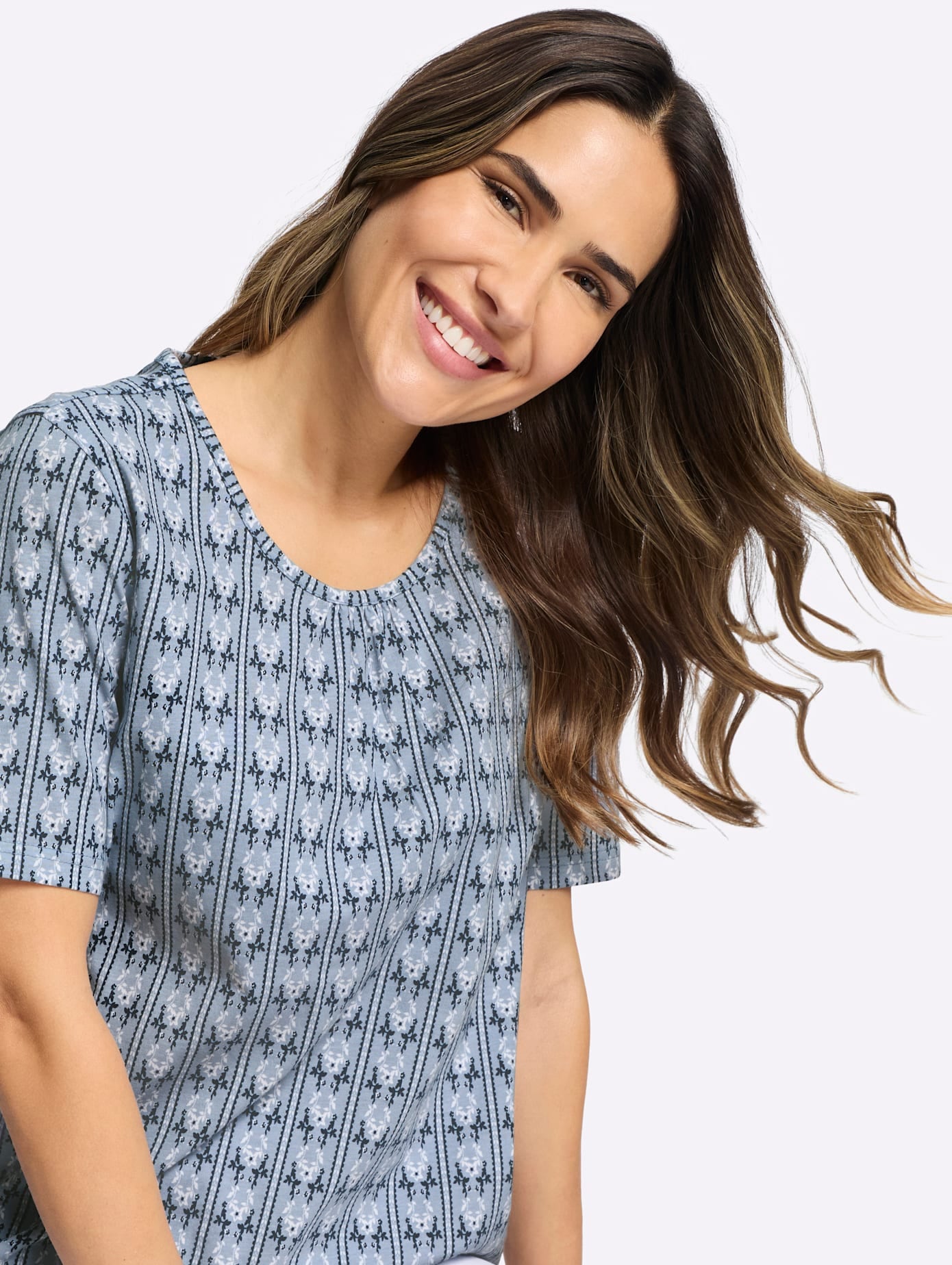 Classic Basics Chemise en dentelle »Kurzarm-Shirt« 1