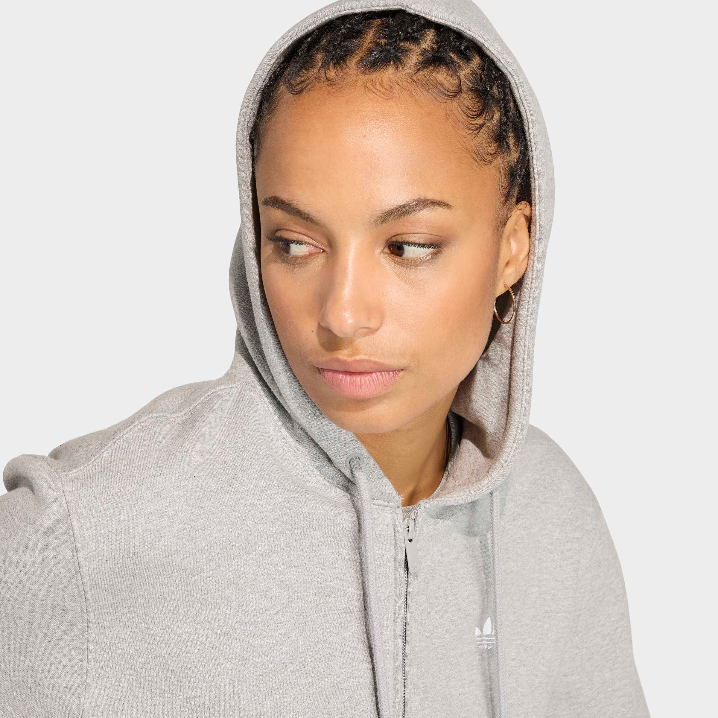 adidas Originals Sweatshirt »ESSENTIALS FLEECE REGULAR FULL ZIP«, mit Reissverschluss, in normaler Länge
