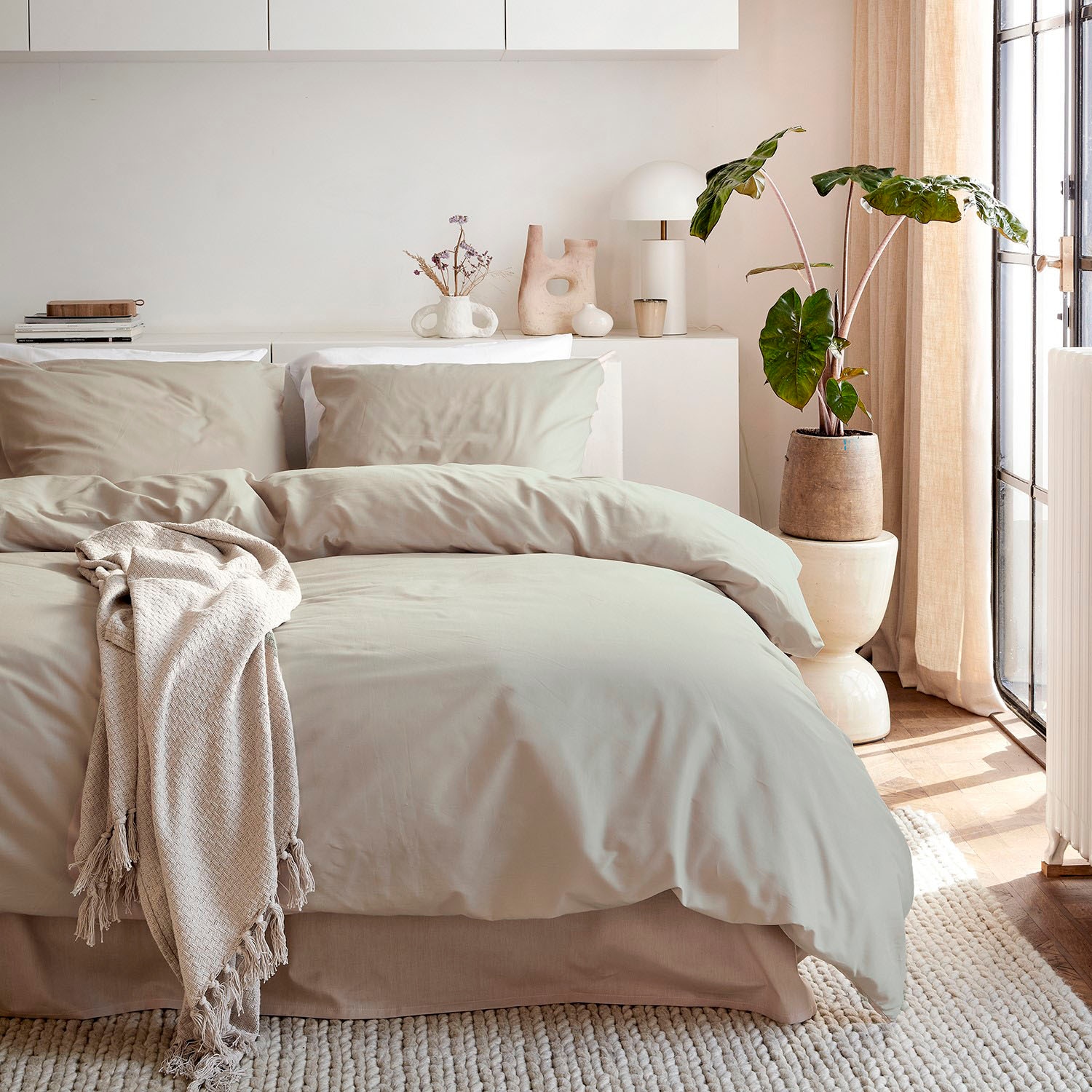 Cinderella Bettwäsche »Weekend in Gr. 135x200, 155x220 oder 200x200 cm« 2 Stk. tlg. Bettwäsche aus Baumwolle, Bettwäsche mit Reissverschluss