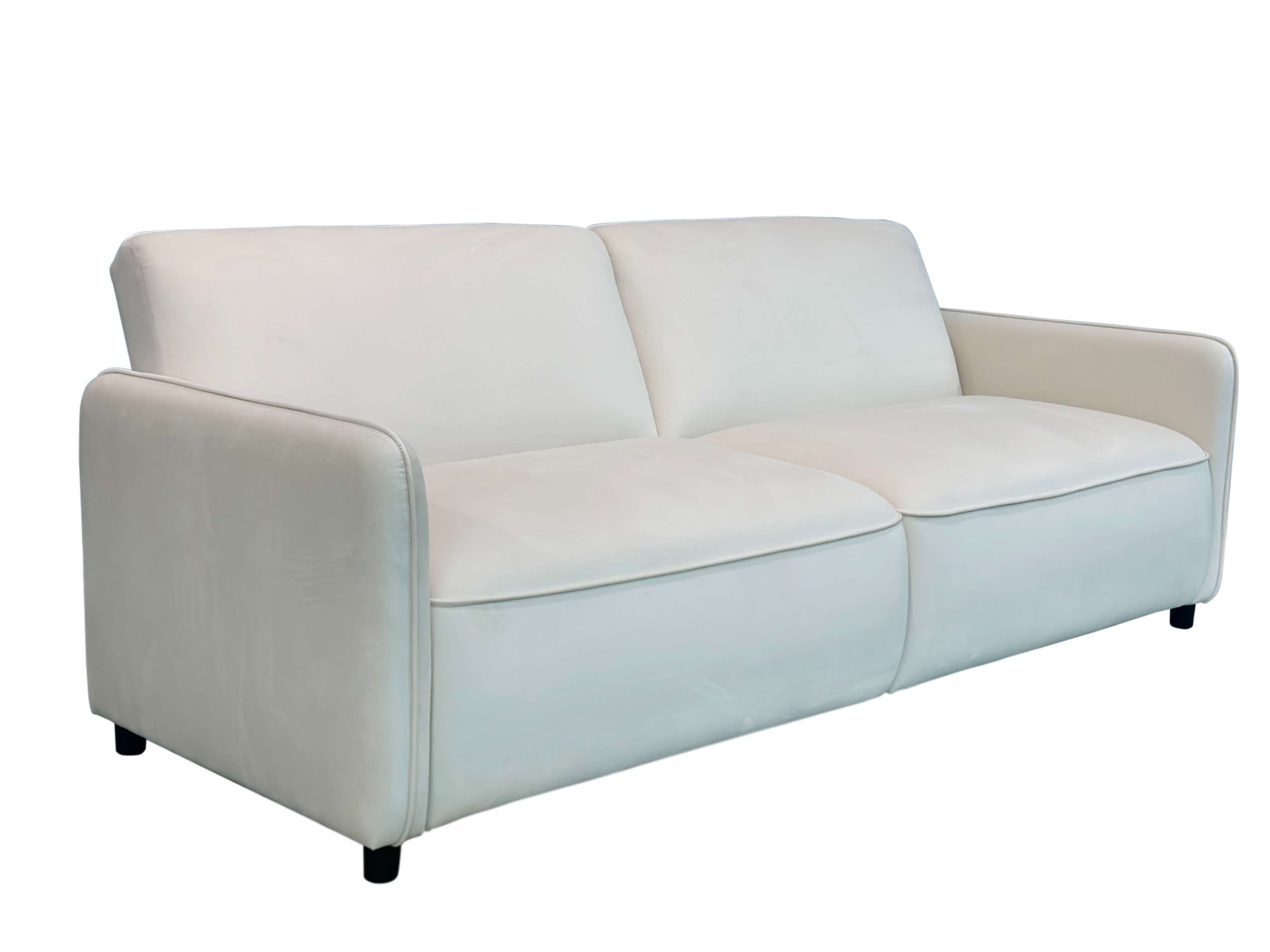 Dorel Home 3-Sitzer »Allie Curved Schlafsofa 209 cm« Bettfunktion (110/190), verstellbare Rückenlehne, Cord u. Velours
