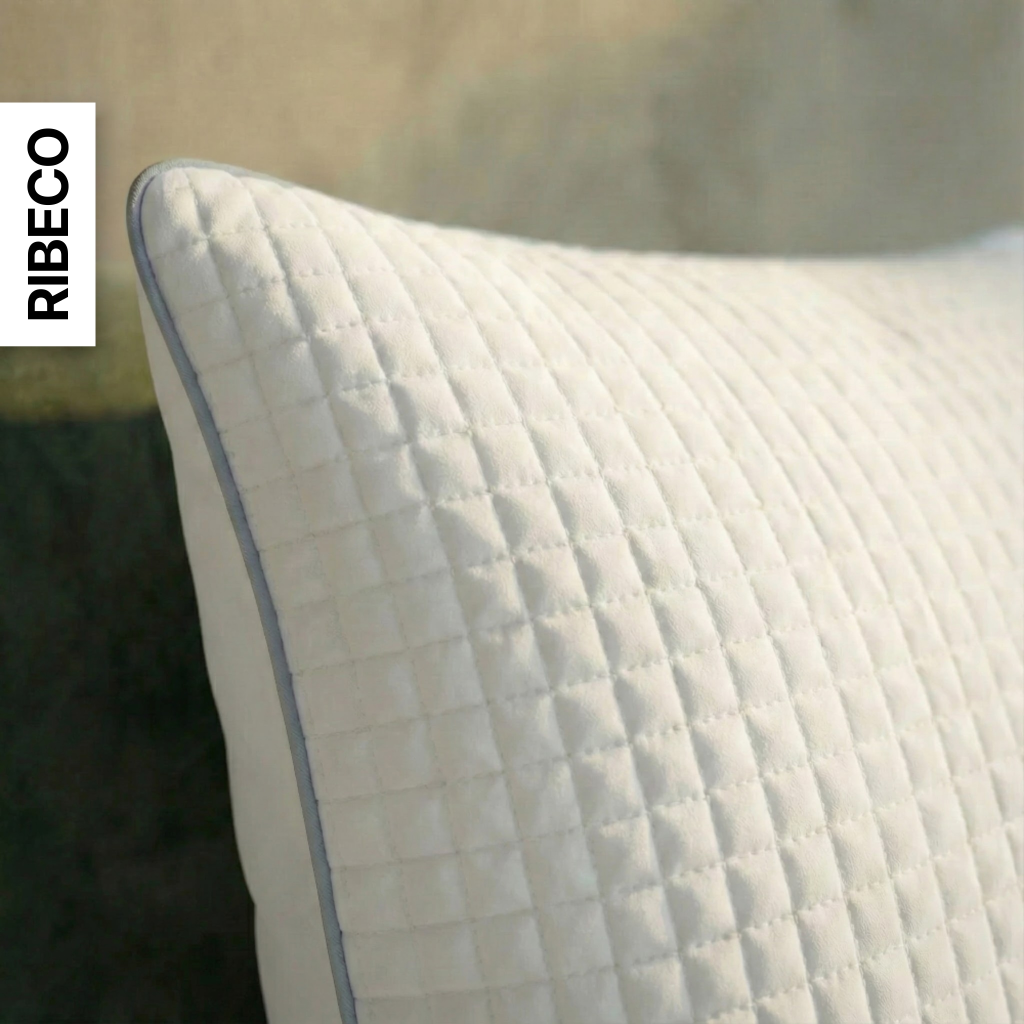 RIBECO Oreiller »Olaf, 40x80 & 80x80 cm erhältlich« Füllung: Polyester 1 cuis tlg. mit kühlender Sommer- und weicher Winterseite!