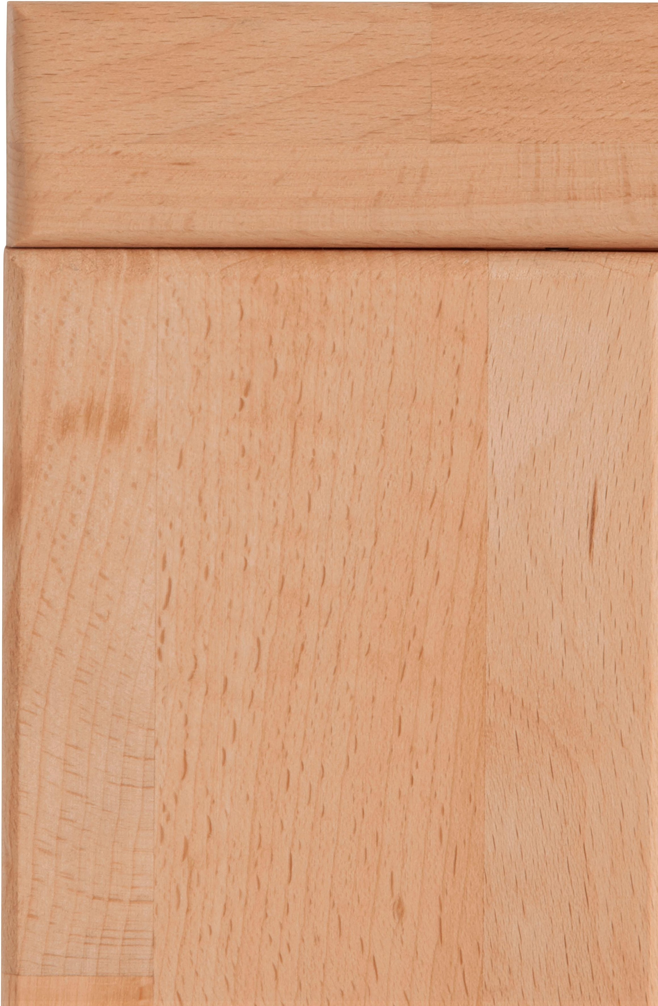 GOODproduct Vitrine »DENIS70, Wohnzimmer, viel Stauraum, verstellbaren Einlegeböden, geölt« B/T/H:90/40/190cm, Front Kernbuche massivholz,10 Fächer, Grifflos