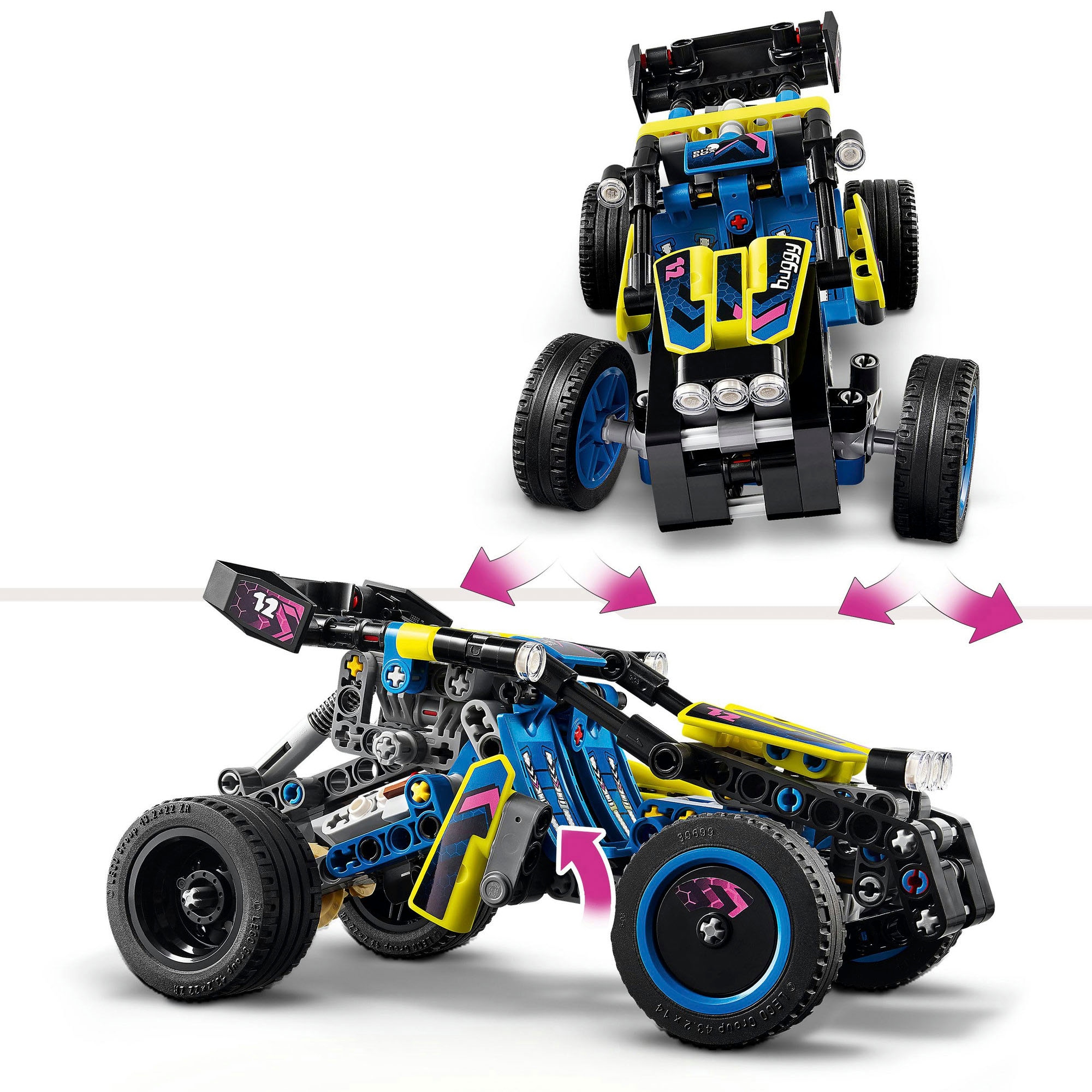 LEGO® Konstruktionsspielsteine »Offroad Rennbuggy (42164), LEGO Technic« Made in Europe