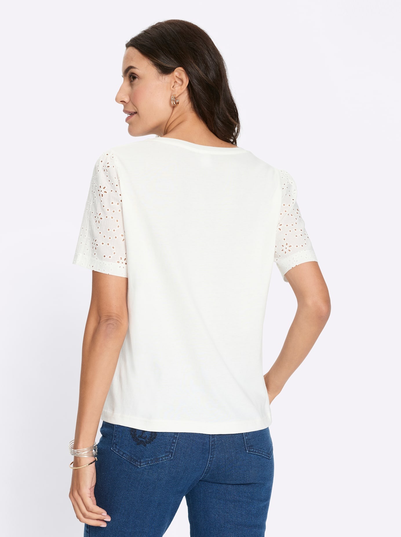 Inspirationen Rundhalsshirt »Kurzarm-Shirt« 1 tlg.