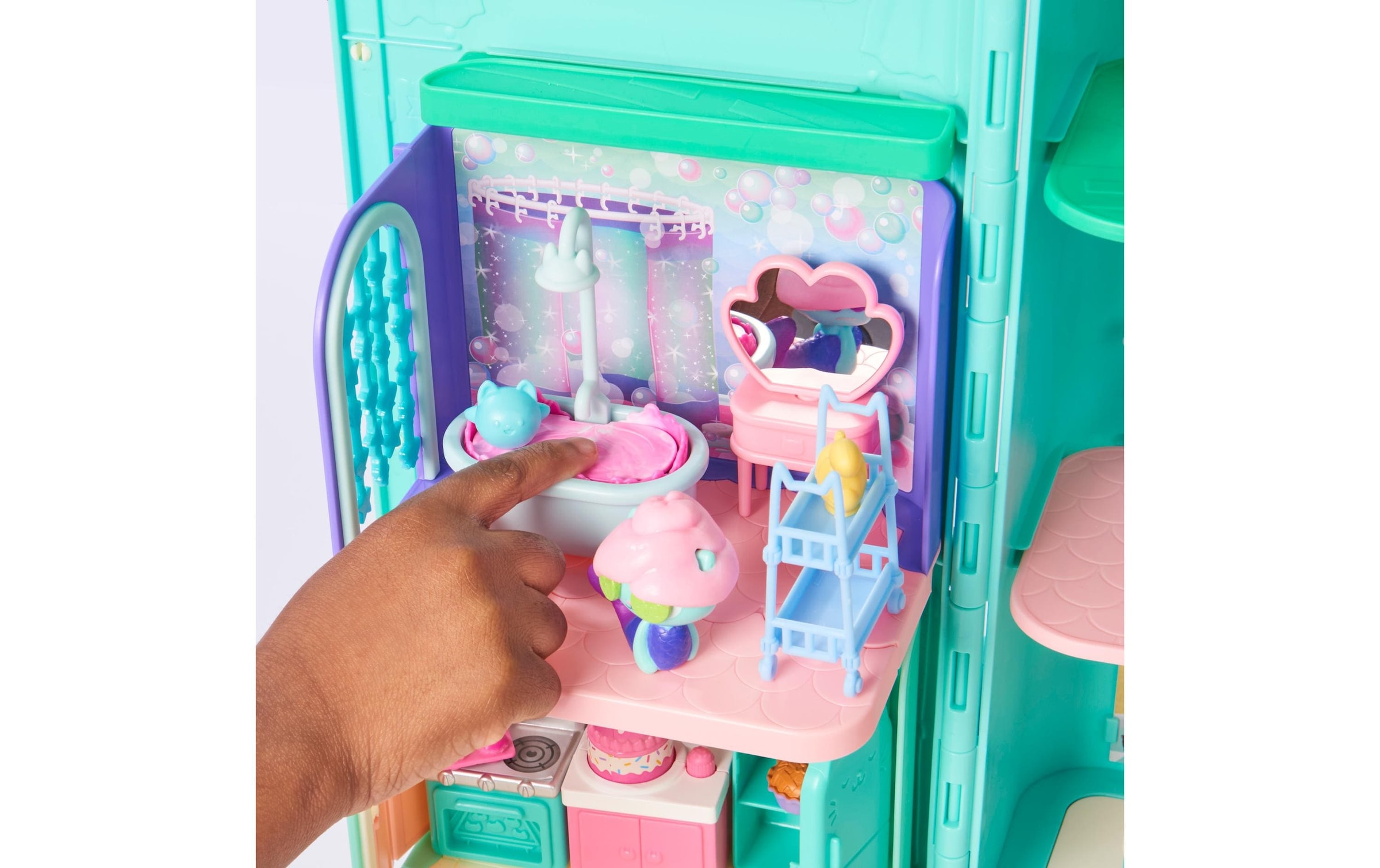 Spin Master Spielwelt »Gabby's Dollhouse MerCats Badezimmer Deluxe Rooms«