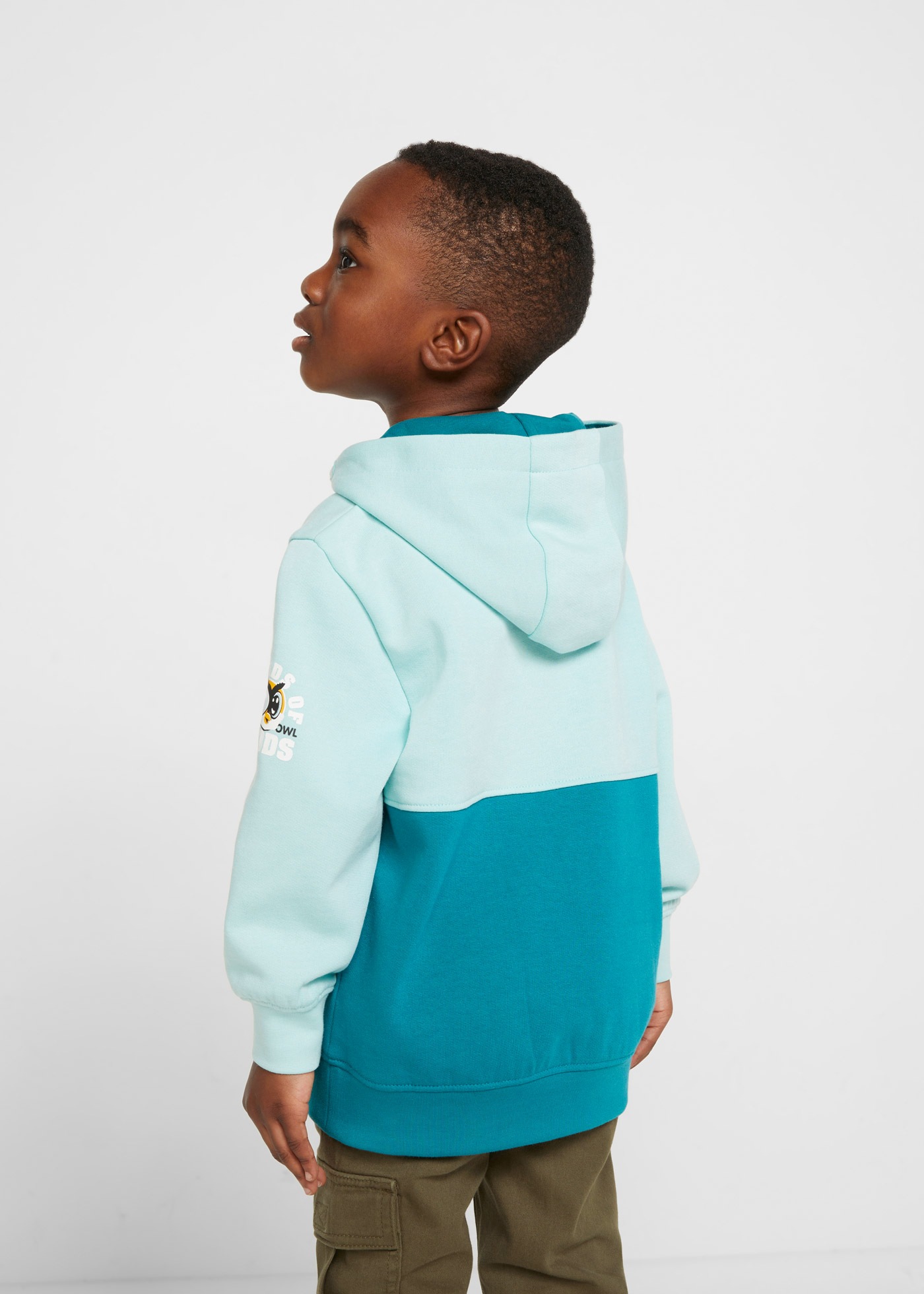 bonprix Hoodie , bequeme Passform, aus Baumwoll-Mix, mit Kapuzenfutter aus Baumwolle
