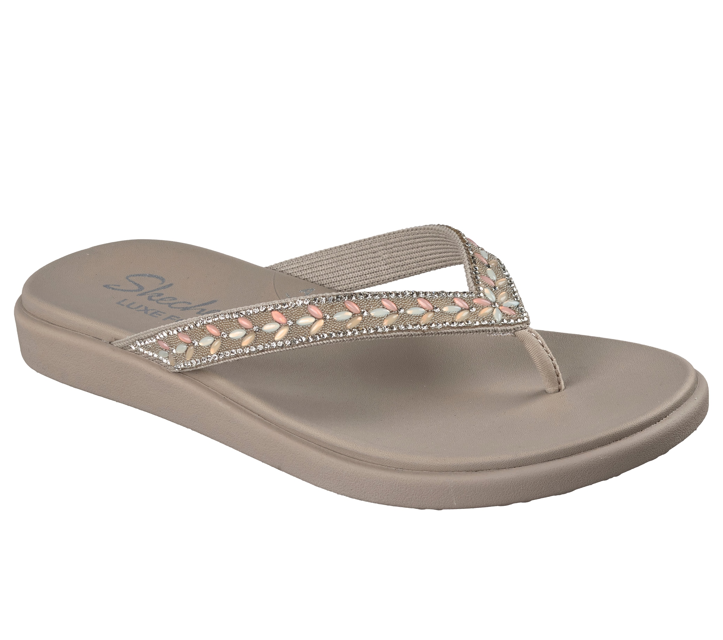Skechers Séparateur d'orteils »MEDITATION LUXE-«  Chaussure de plage, chaussure d’été, chaussure de bain avec paillettes