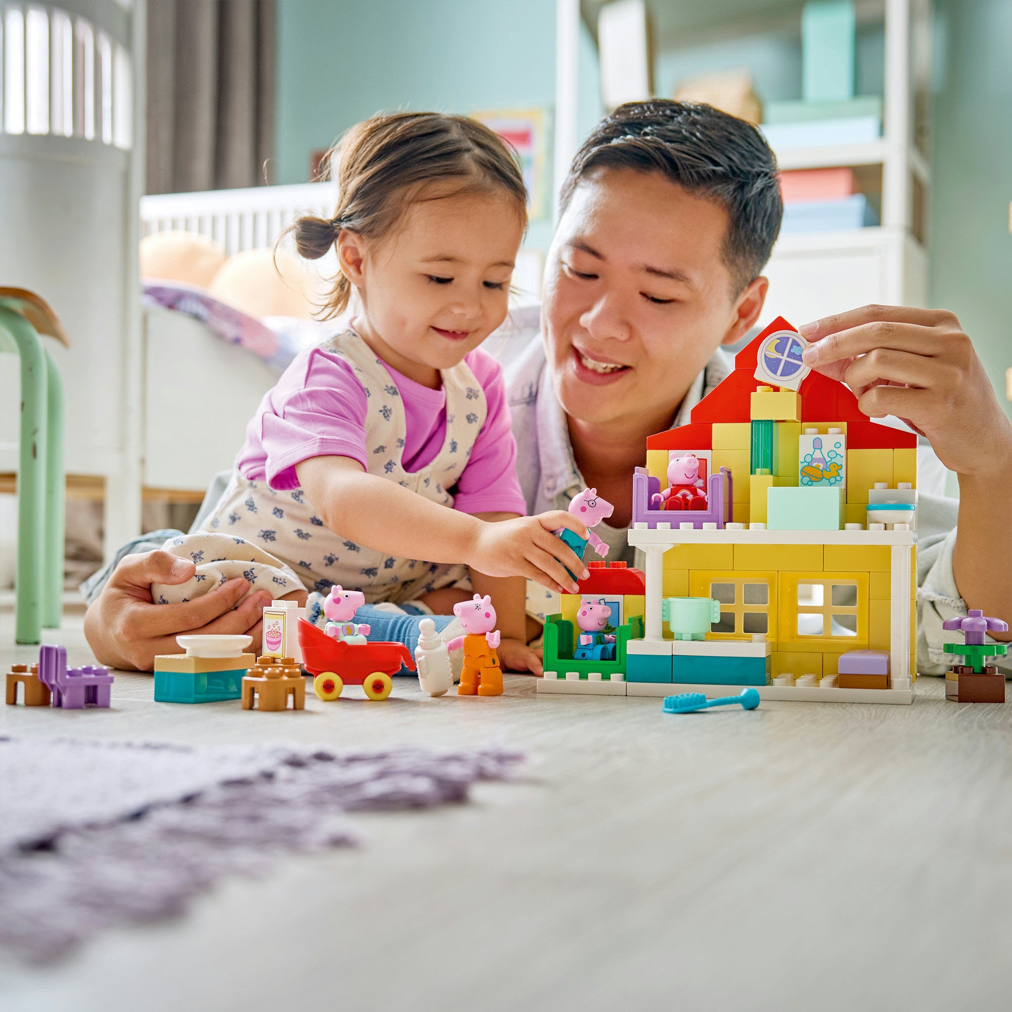 LEGO® Konstruktionsspielsteine »Familienhaus (10467), LEGO DUPLO Peppa Pig«