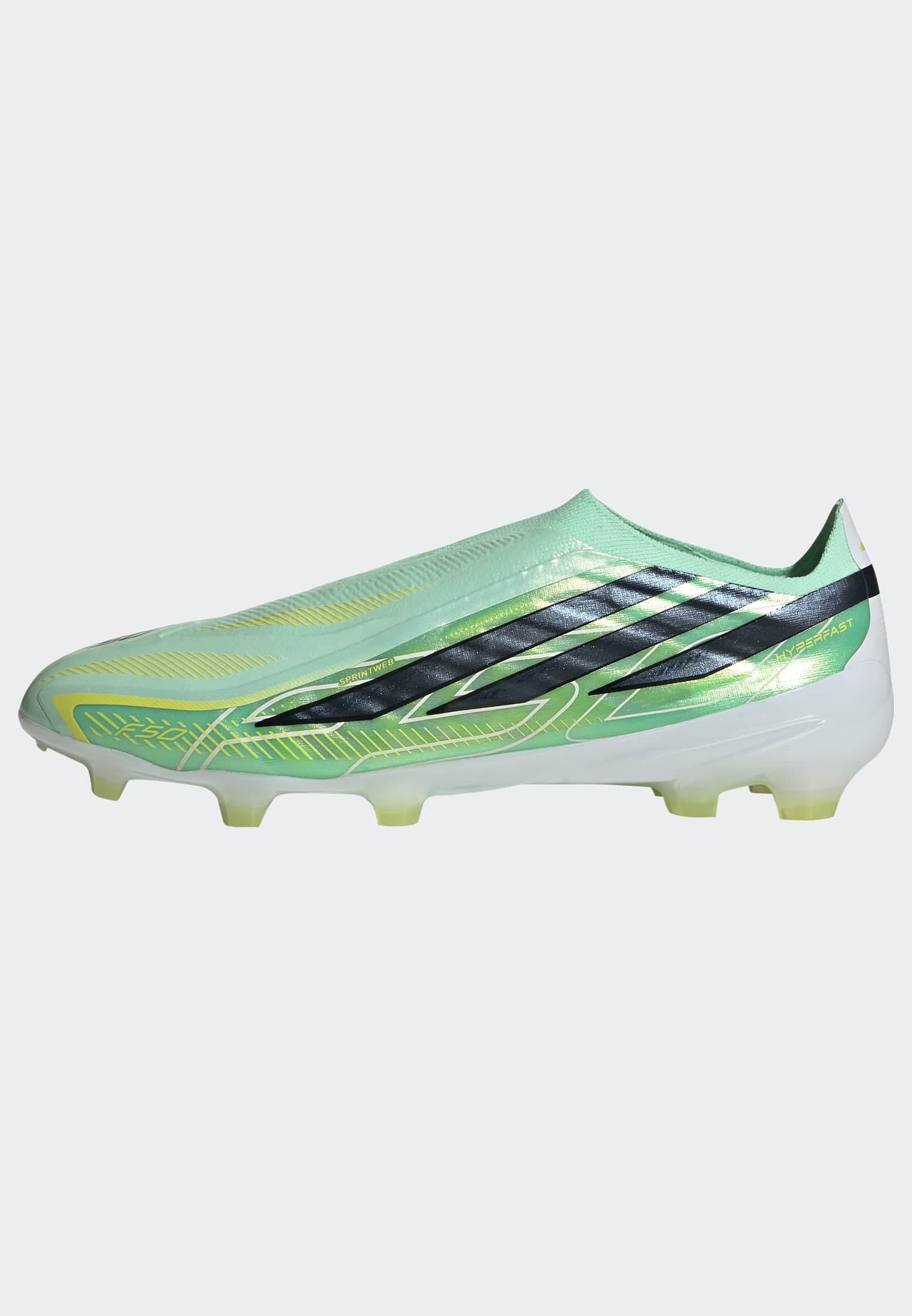 adidas Performance Fussballschuh »F50 HYPERFAST PRO , FESTE BÖDEN, SCHNÜRLOS«  Aussensohle für Rasen und feste Böden