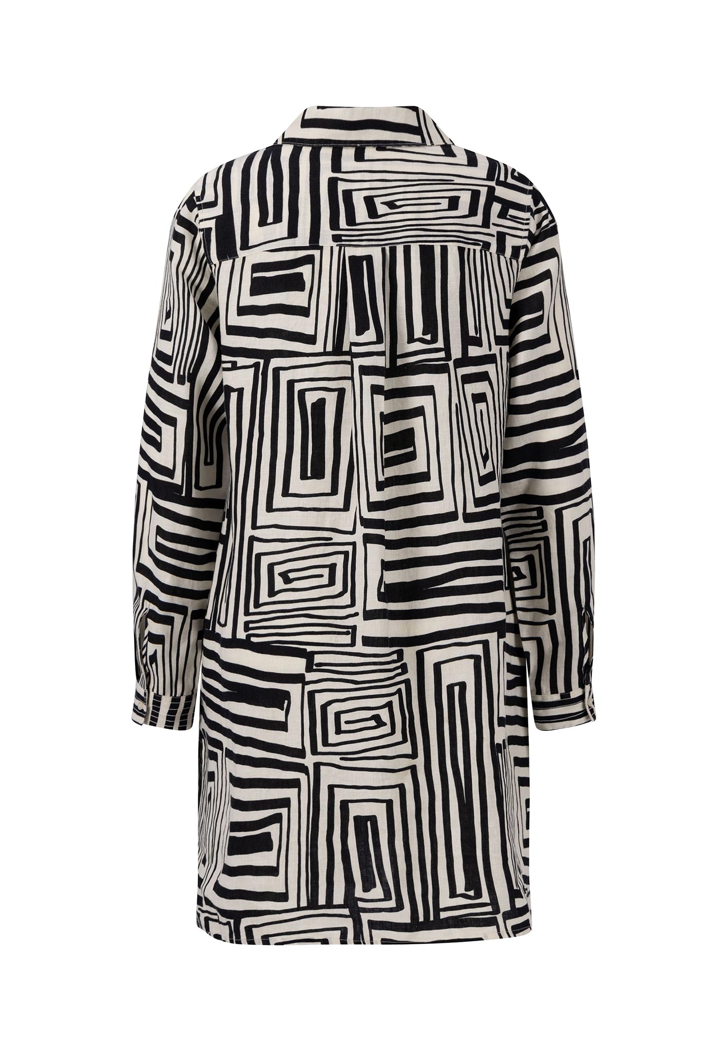 FYNCH-HATTON Tunikakleid Sommerkleid mit Labyrinth-Muster