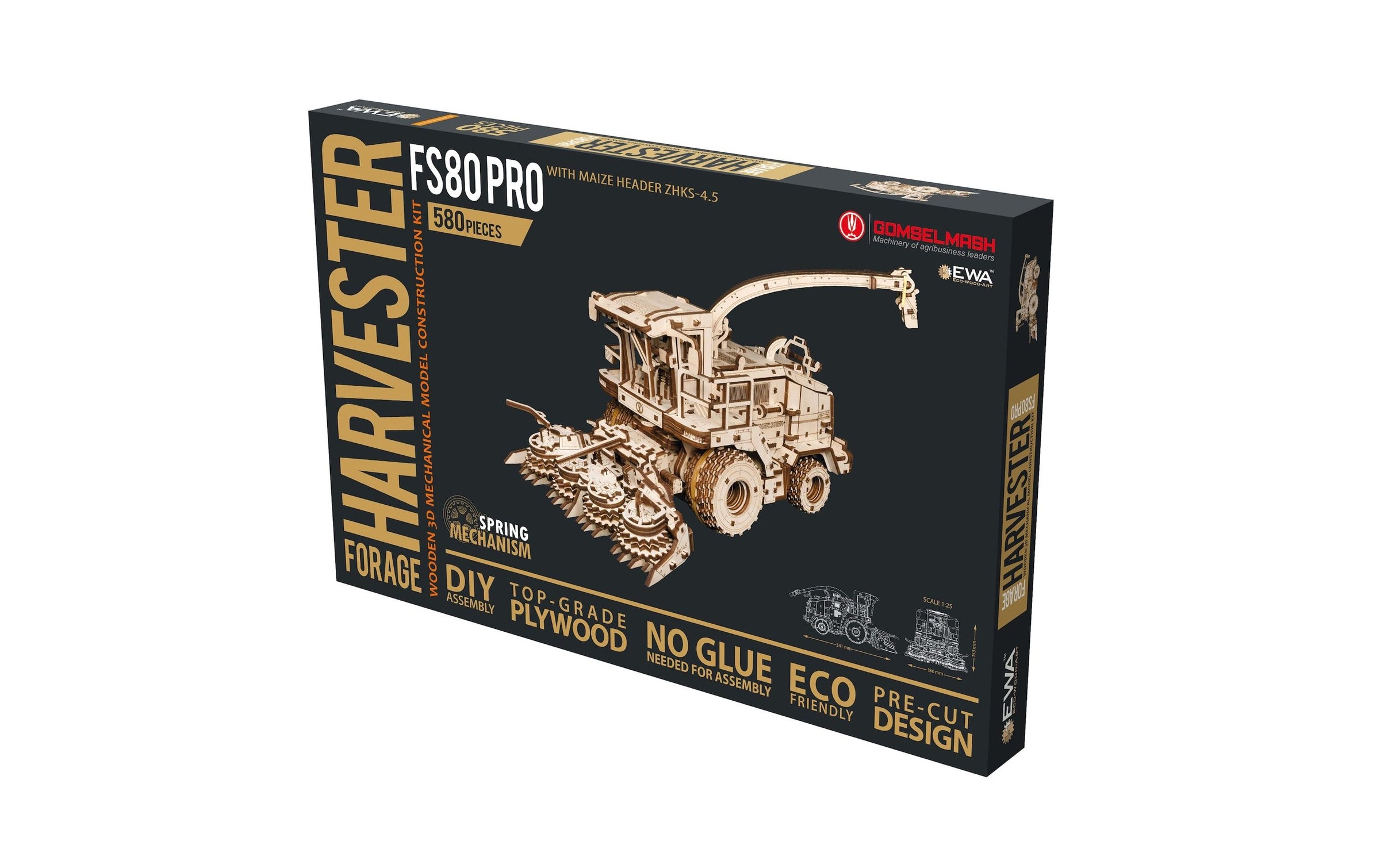   Modellbausatz »Eco-Wood-Art Mähdrescher FS80« 580 Stk. tlg.