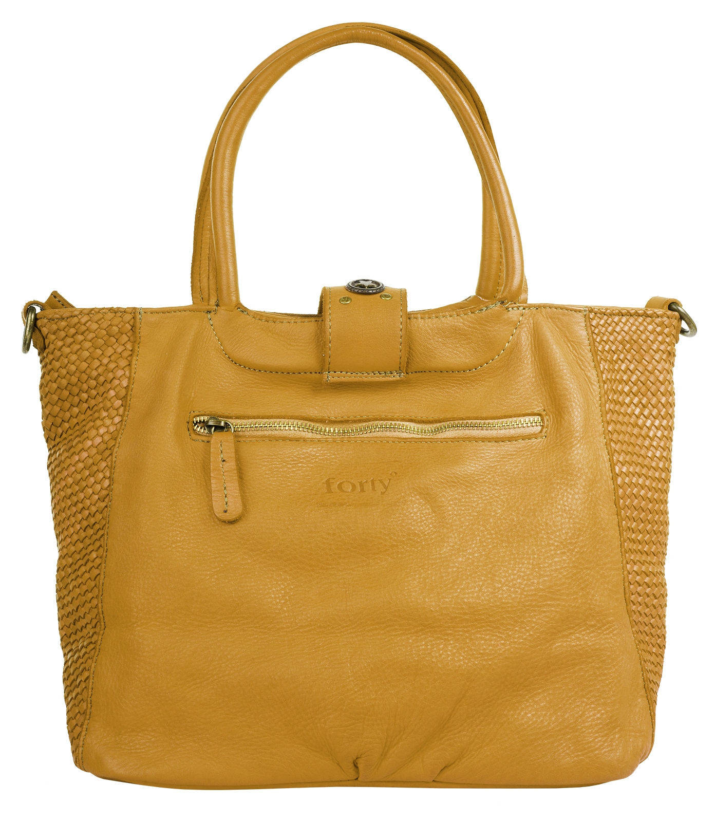forty° Henkeltasche echt Leder, Made in Italy