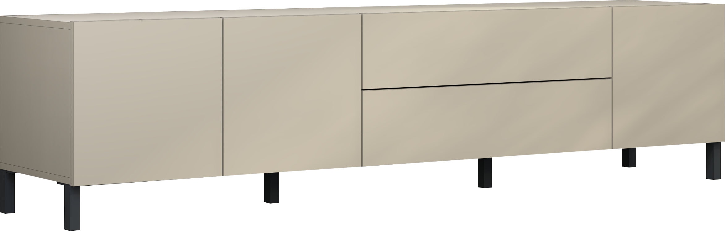 borchardt Möbel Lowboard »Sophia, Tv-Schrank Breite 190 cm« Metallfüsse, grifflose Optik