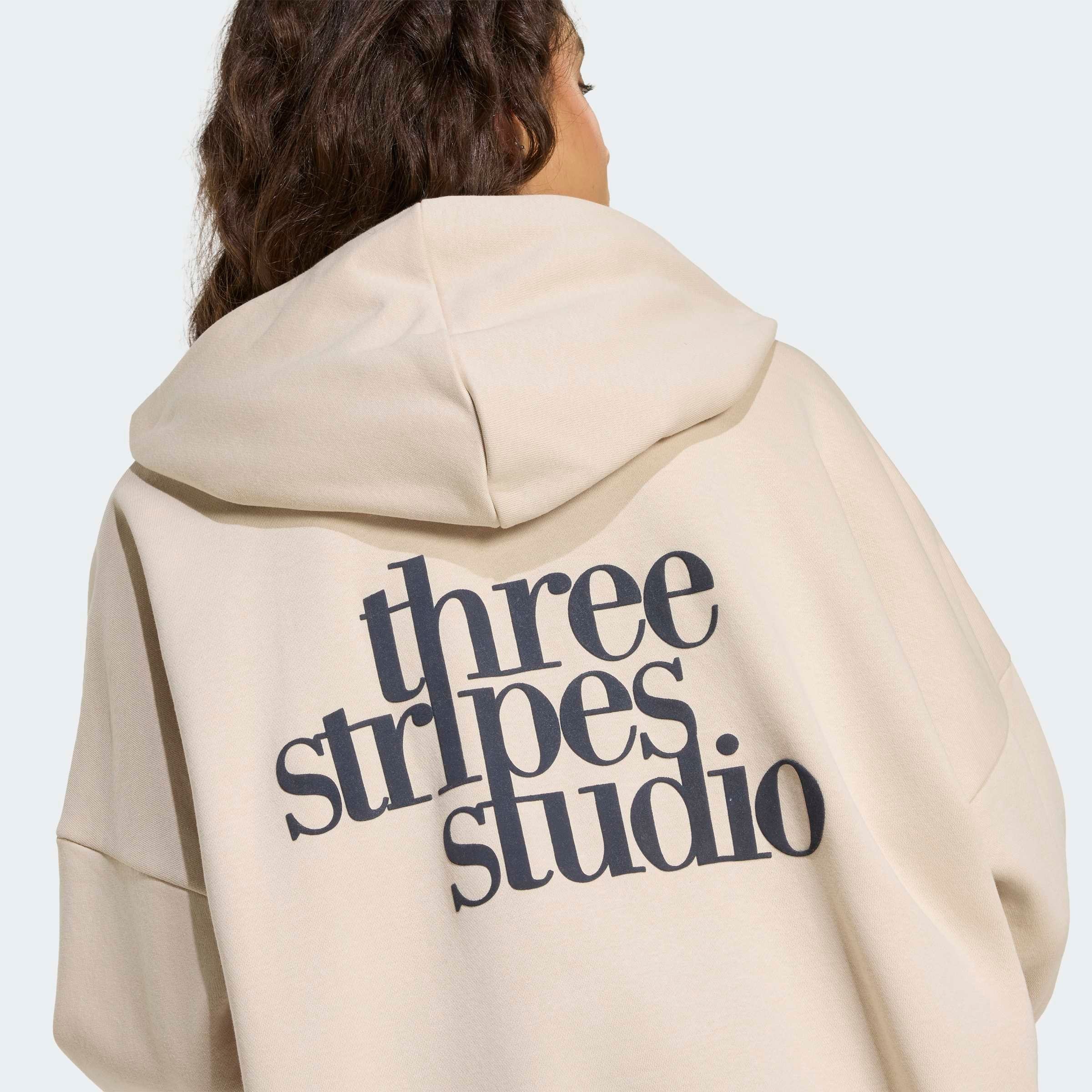 adidas Sportswear Sweat-shirt »W 3SS FL HD2«, Print - Hoodie, lockere Passform
