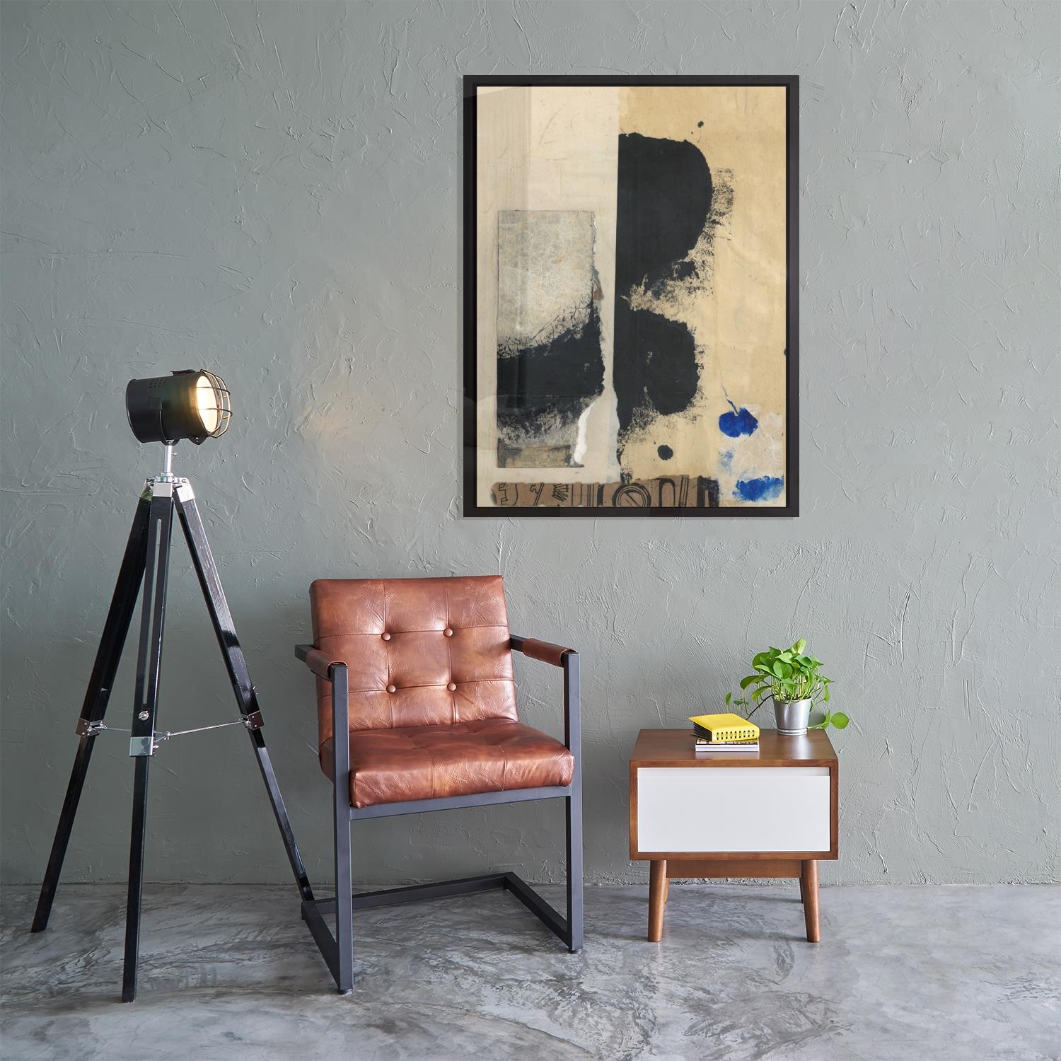 LeGer Home by Lena Gercke Tableau sur toile »Lina« Abstrait | Abstrait | Art 1 cuis tlg. finition avec cadre de joint creux noir
