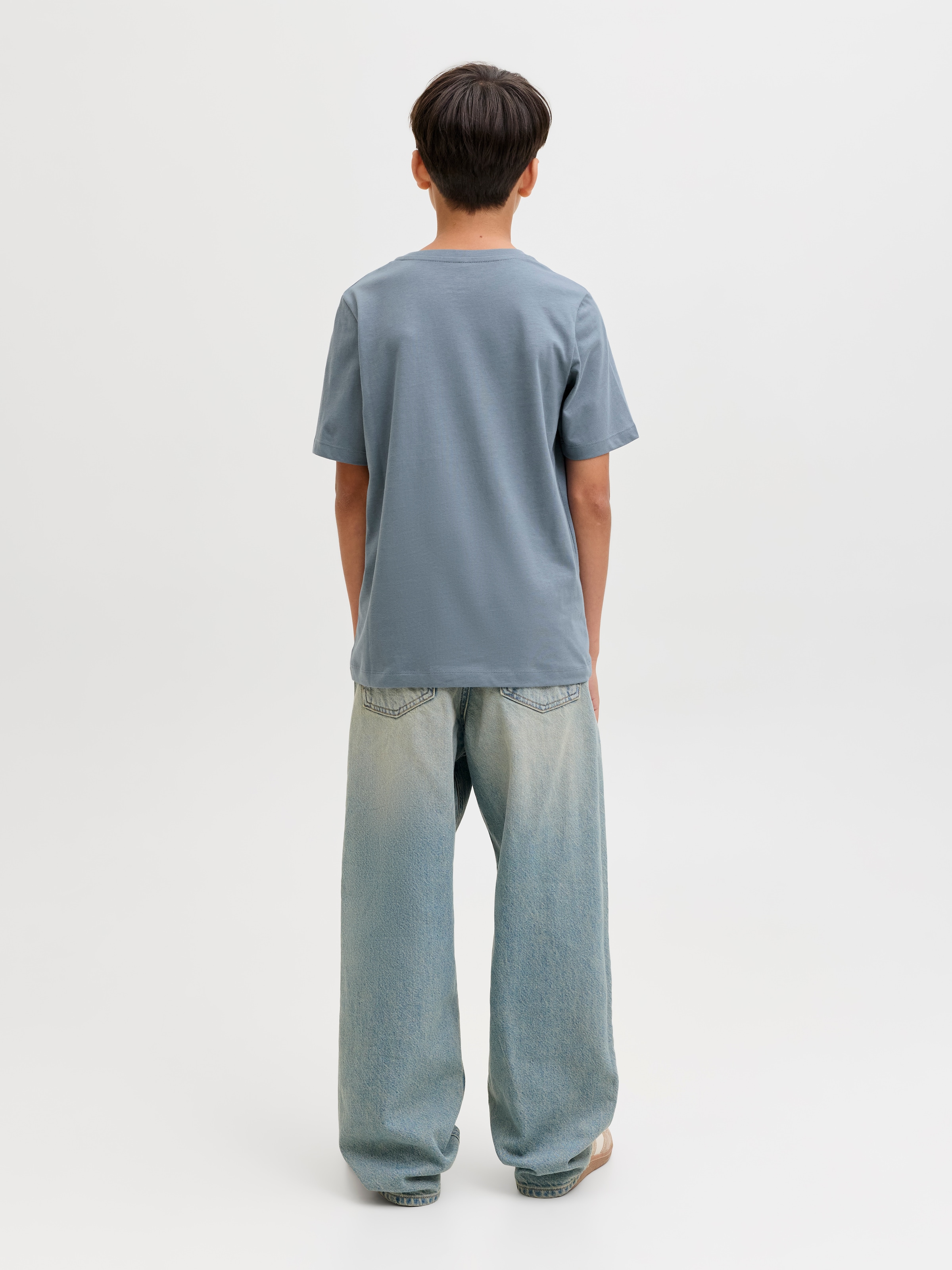 Jack & Jones Junior Shirt à col rond »JJECORP stylisch, atmungsaktiv, pflegeleicht« bedruckt, casual, regular fit, Jersey, Rundhals