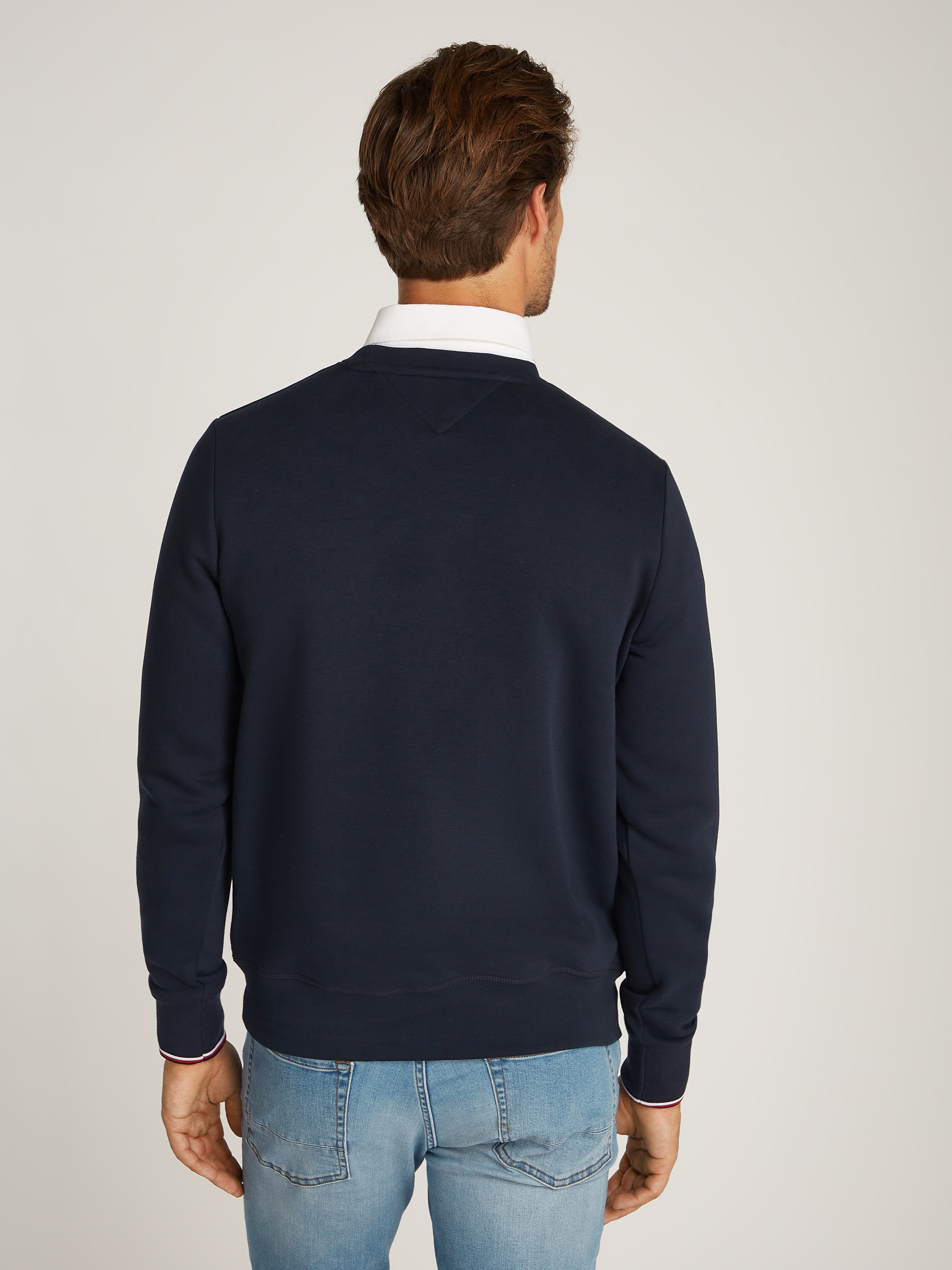 Tommy Hilfiger Sweatshirt »TOMMY LOGO TIPPED CREWNECK«