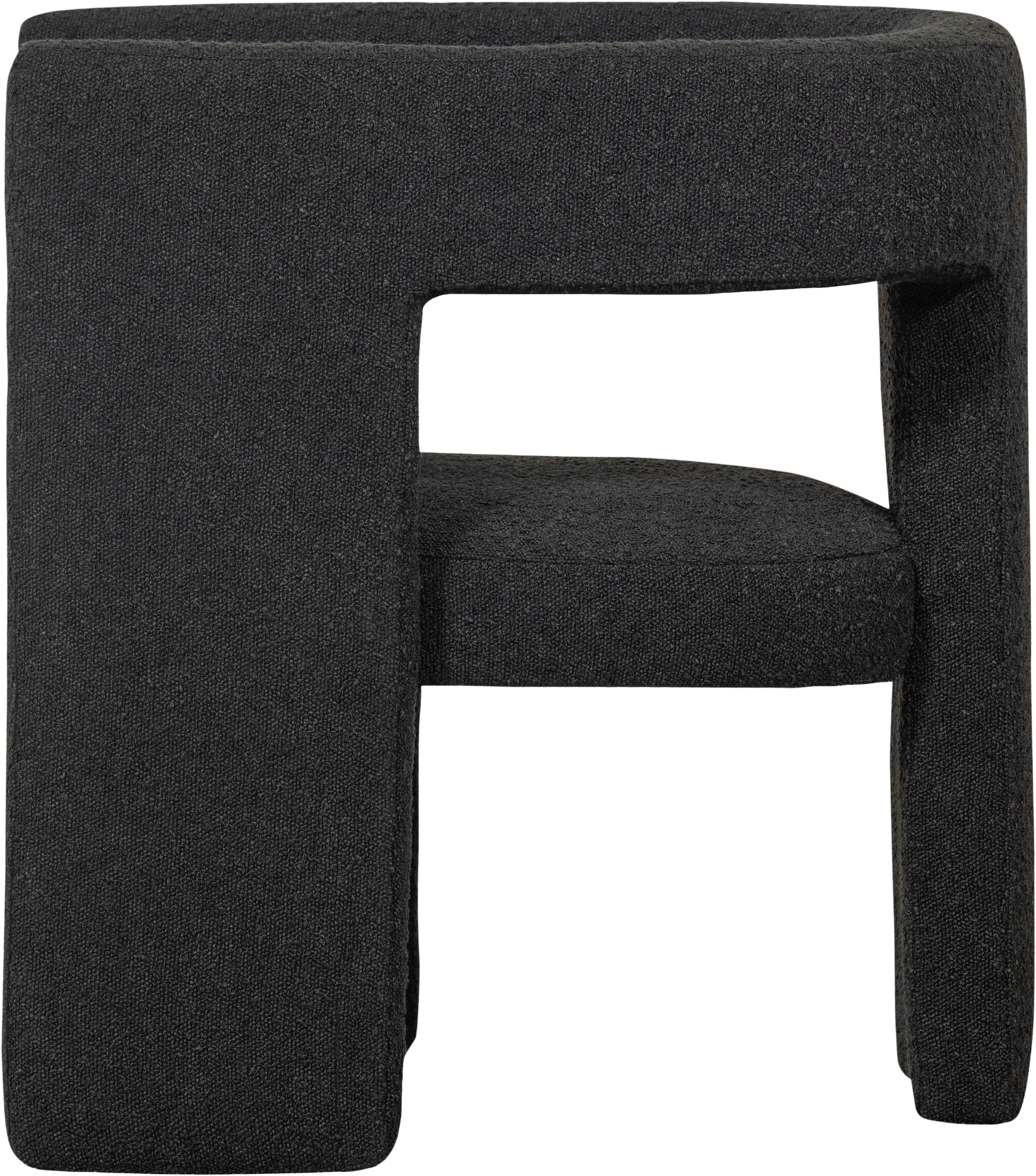 WOOOD Chaise rembourrée »Tiwa mit Bouclé-Bezug und Holzgestell B 63 x T 62 x H 71 cm« () Résistance maximale à l'usure, capacité de charge 100 kg, livré monté