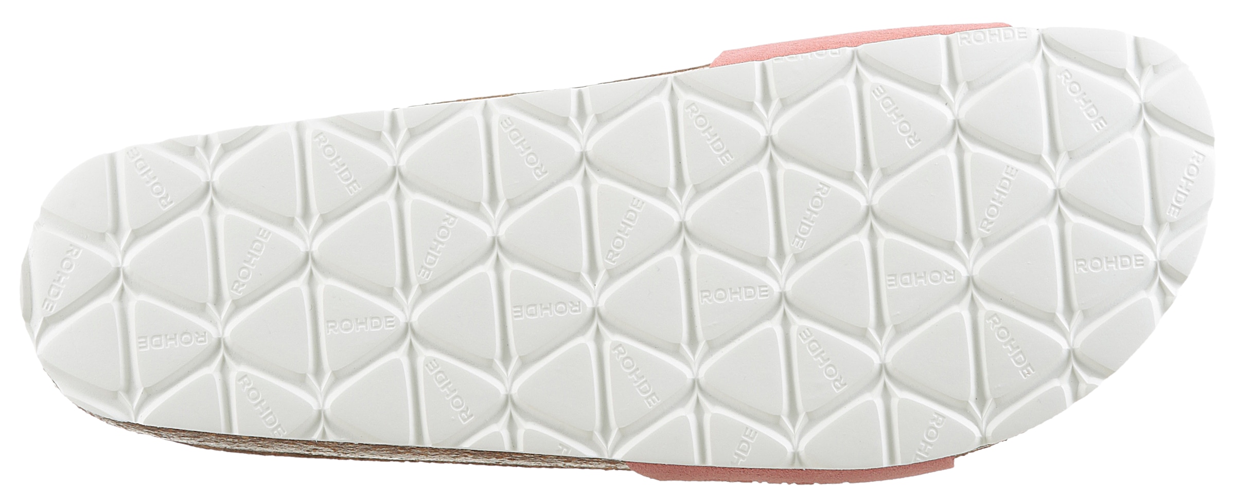 Rohde Pantolette  , Keilabsatz, Sommerschuh, Schlappen mit vorgeformtem Softfussbett