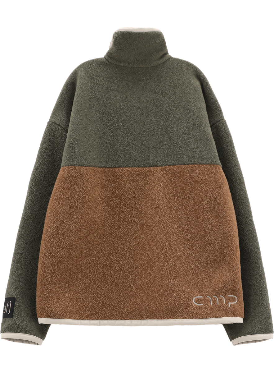 CMP Pull en polaire »MAN SWEAT«, Oversize-Schnitt, Teddyfell, wärmend
