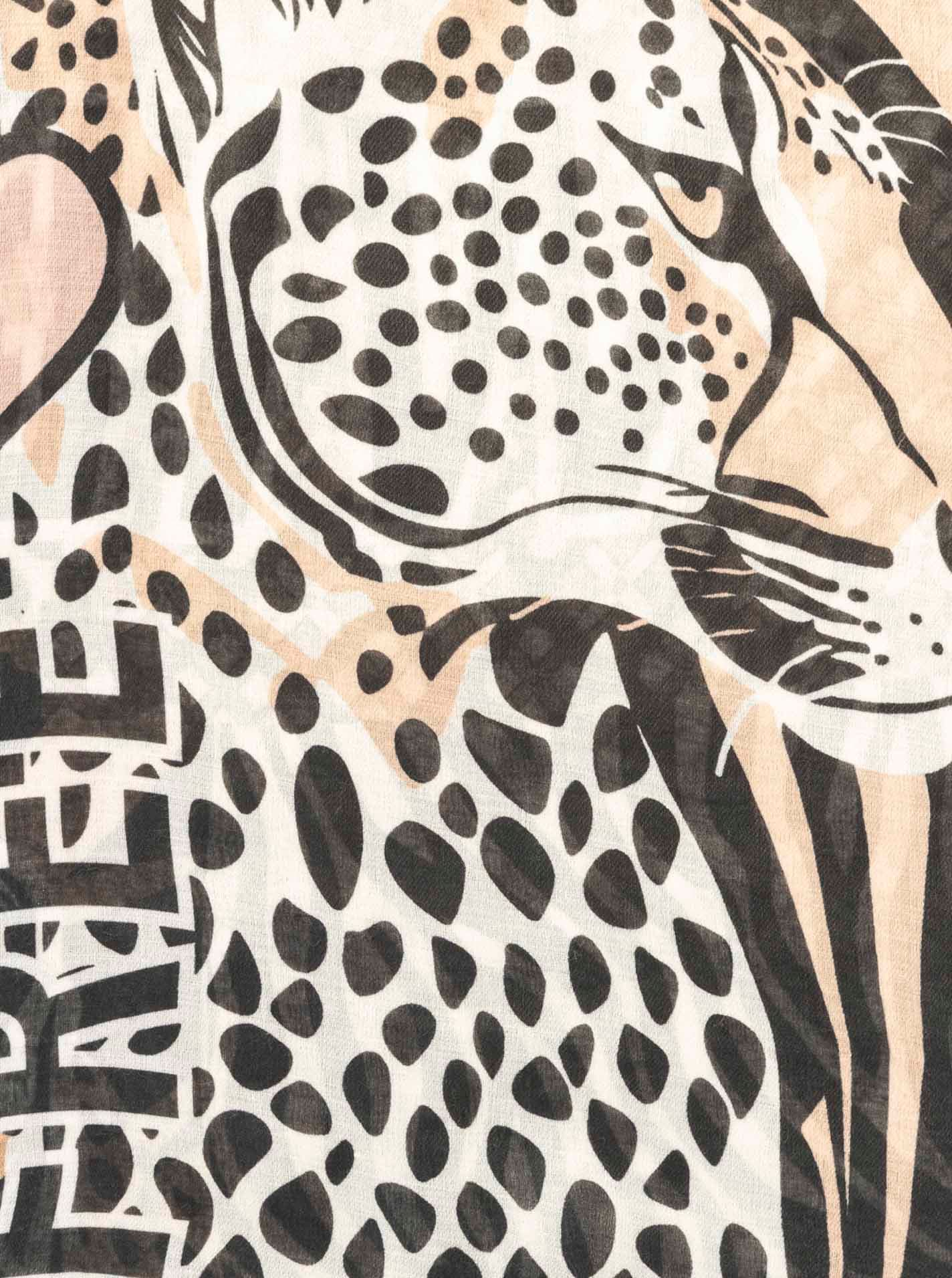 Zwillingsherz Écharpe »"Leo Patch"« Mustermix mit Leo, transparent