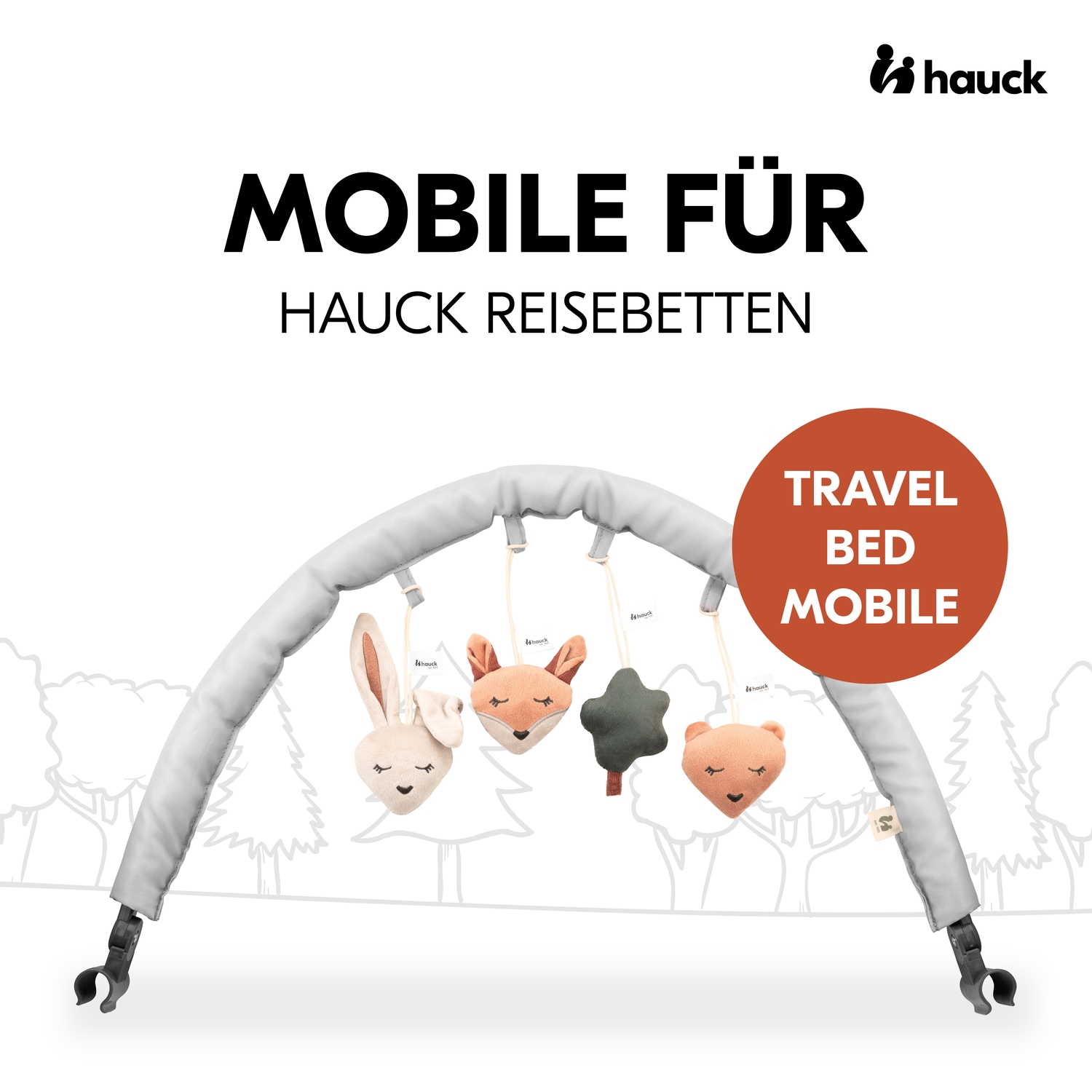 Hauck Mobile »Travel Bed Mobile, Forest« für Hauck Reisebetten