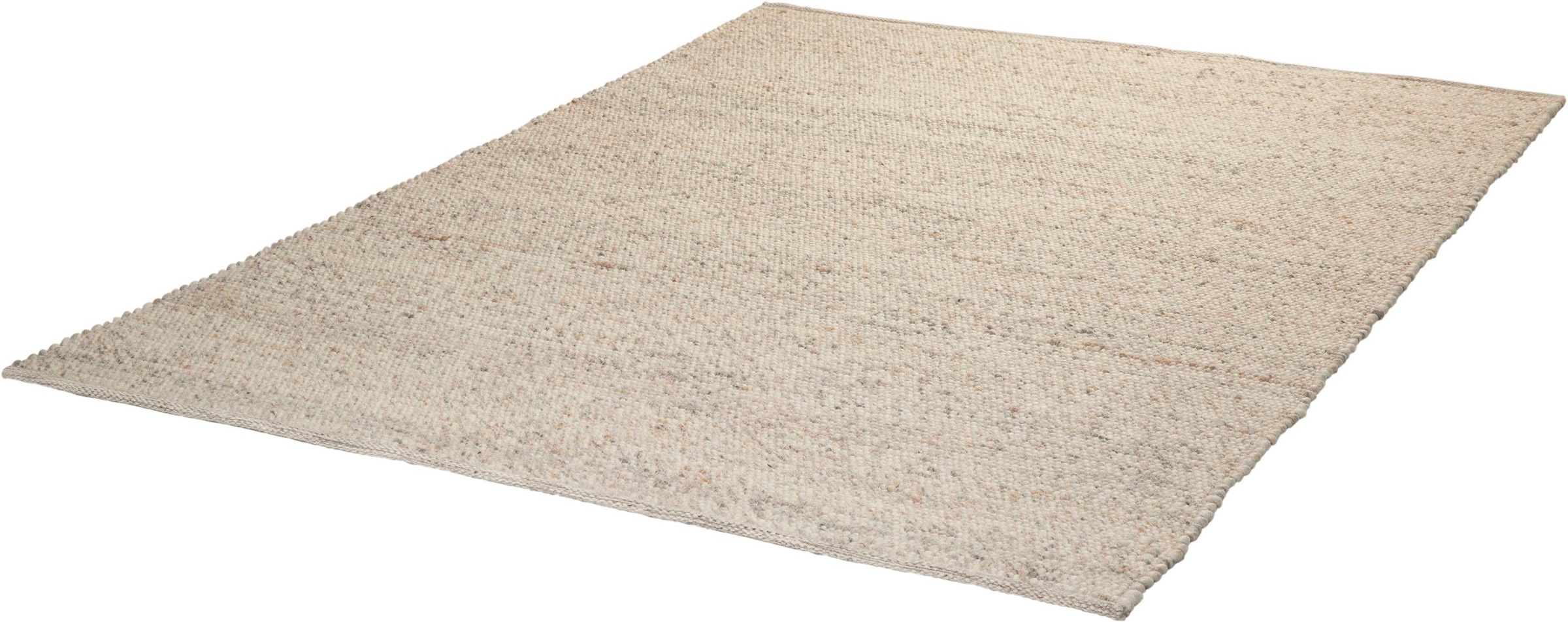 Obsession Tapis en laine »My Kjell 865« Rectangulaire 10 mm Höhe tapis réversible tissé à la main, chiné, pure laine, salon