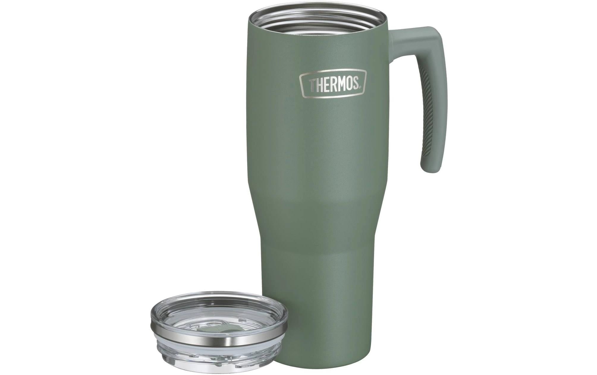 THERMOS Thermobecher »REFRESHING SERIES ISOLIERTRINKBECHER mit Strohhalm« 1,10l, 6h heiss & 6h kalt, mit Griff
