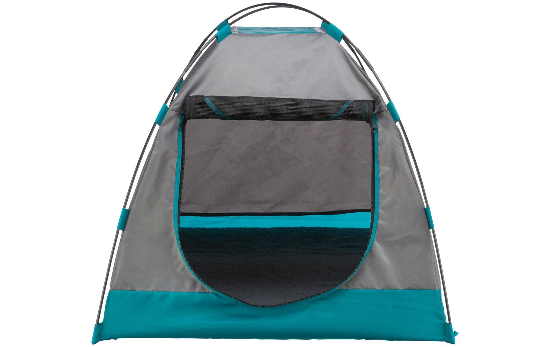 TRIXIE Tierhaus »für Hunde 80 × 63 × 65 cm Dunkelgrau/Petrol«