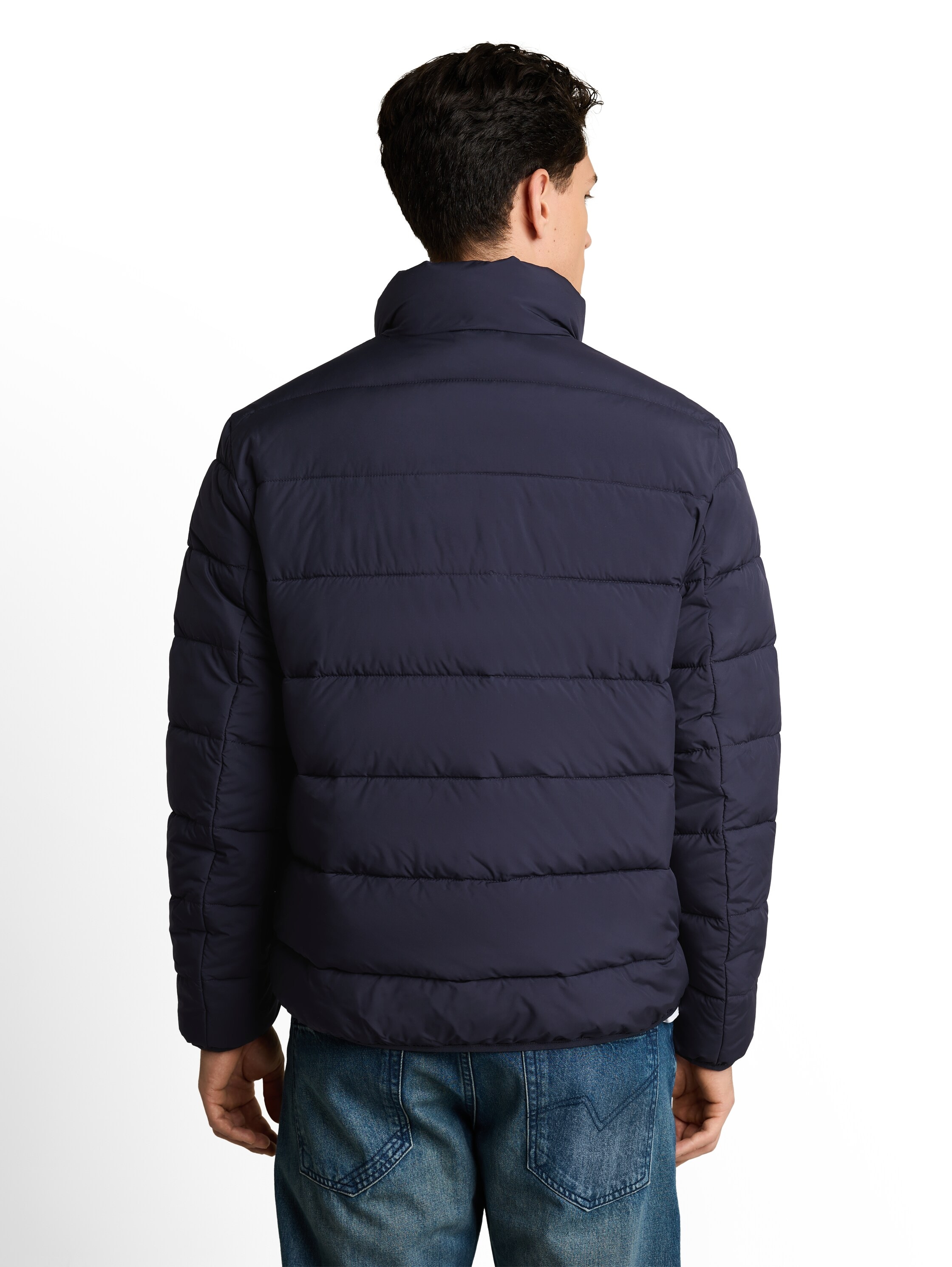 TOM TAILOR Denim Steppjacke mit Reissverschluss, aus Polyester
