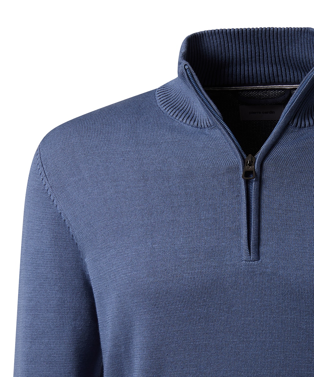 Pierre Cardin Pull en tricot mit Troyer Kragen