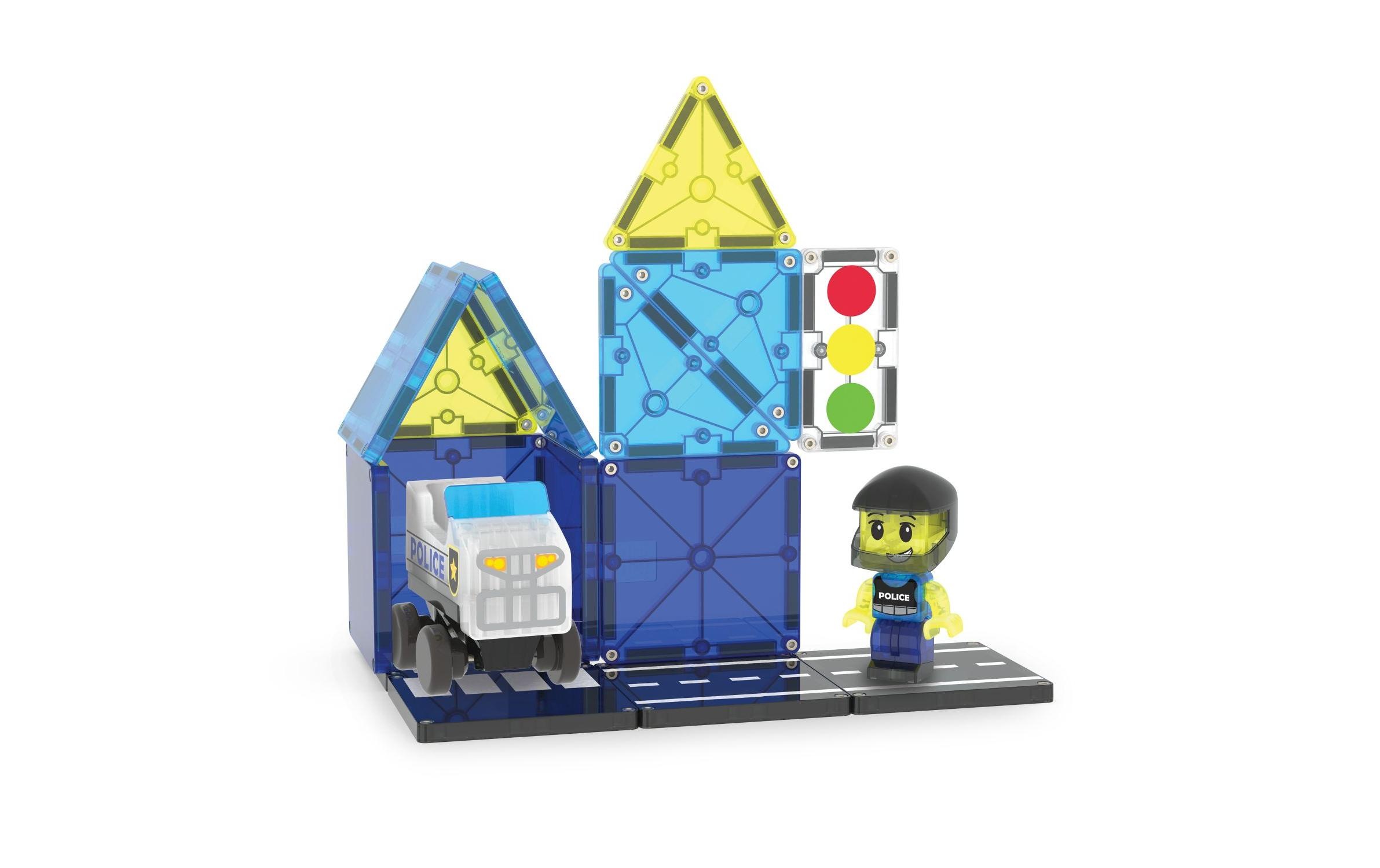   Steinbaukasten »Magna-Tiles Police Patrol 20 Teile«