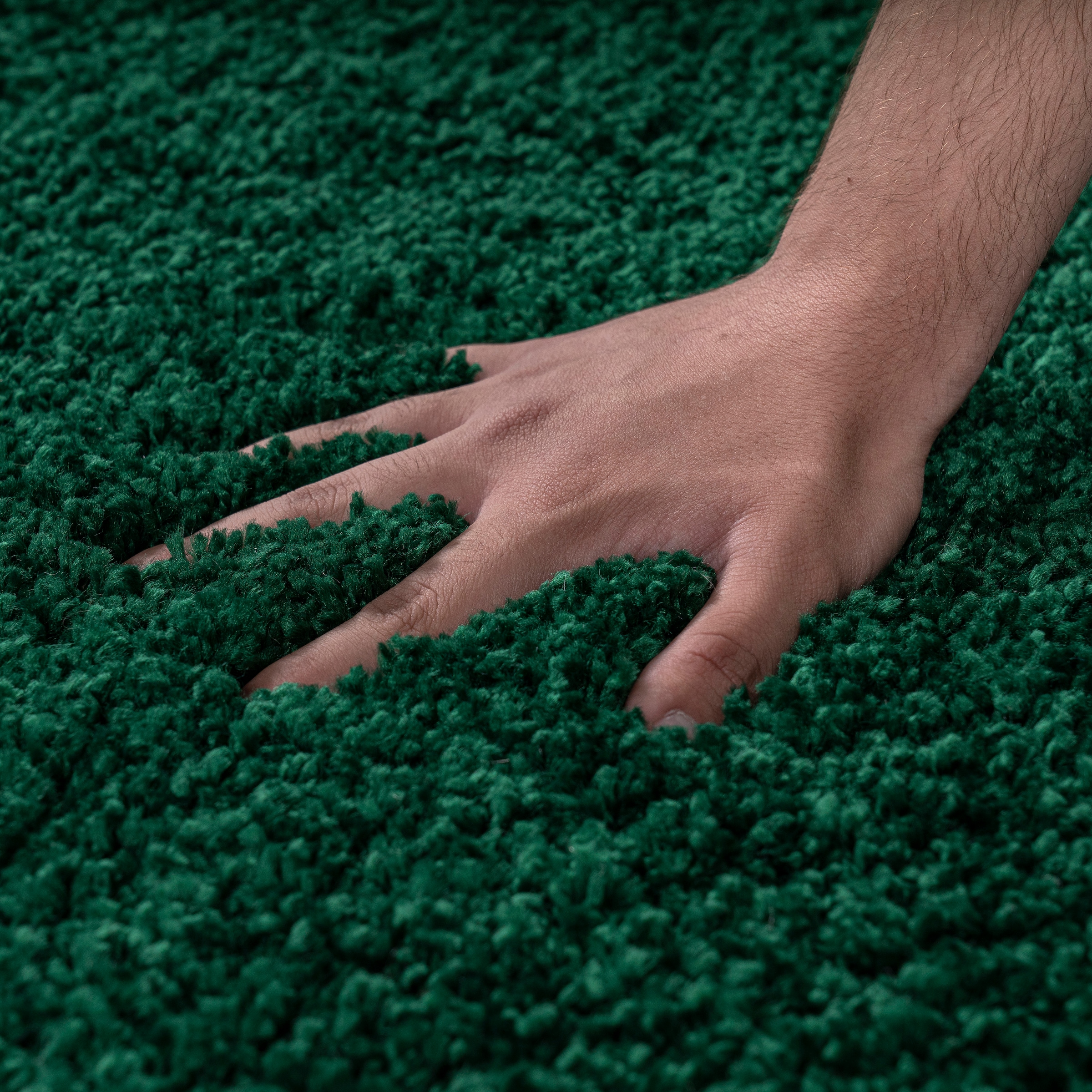 my home Hochflor-Teppich »Viva« rechteckig 45 mm Höhe Uni Farben, einfarbig, besonders weich und kuschelig, Kundenliebling