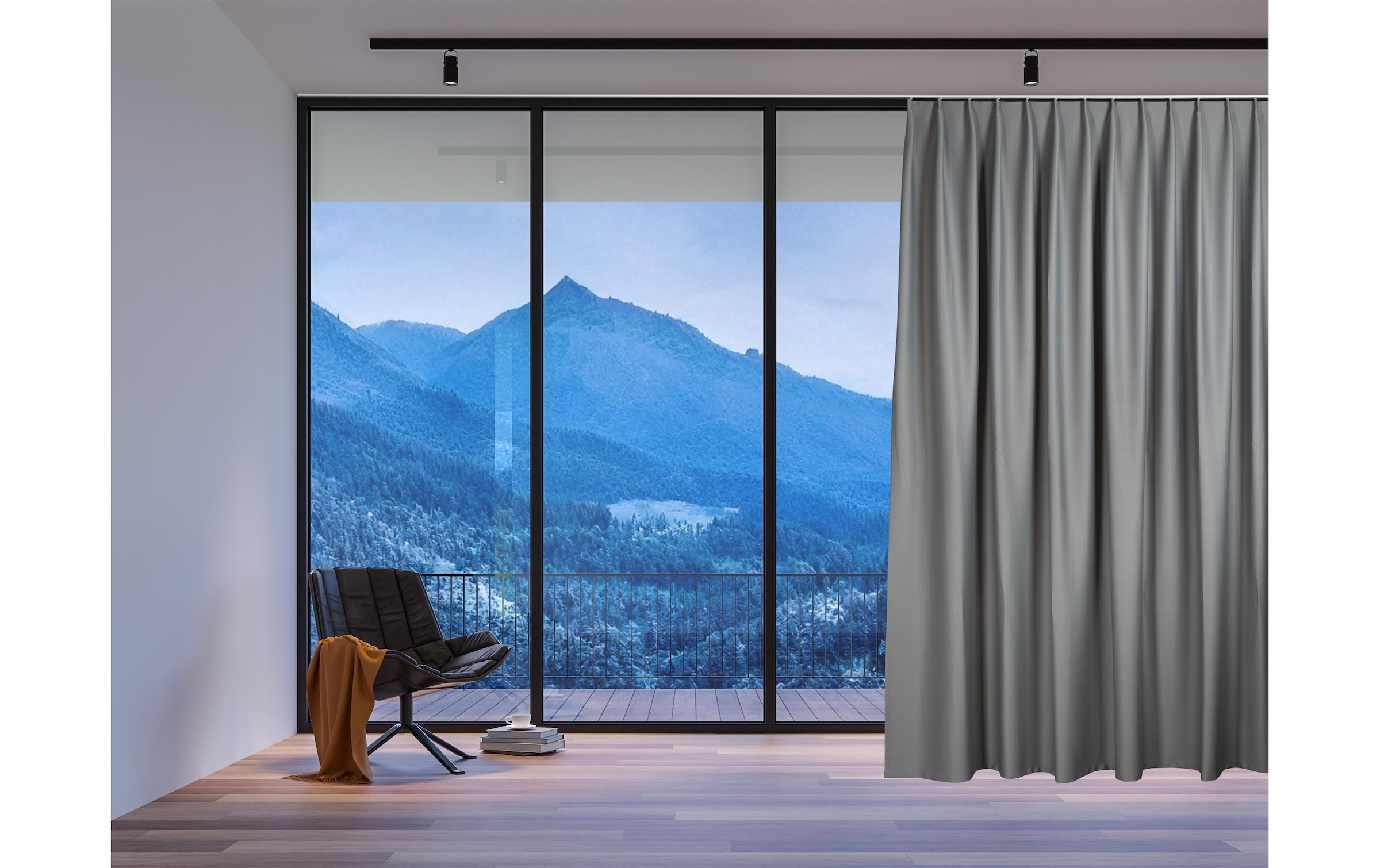   Verdunkelungsvorhang »Casa Leon 140 cm x 245 cm« 1 Stk. tlg. Verdunkelnder Fertigvorhang