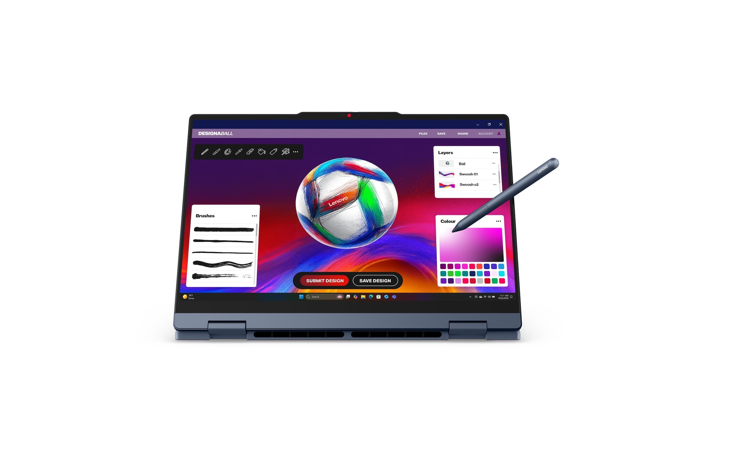 Lenovo Notebook »IdeaPad 5 2-in-1 14AGP11 Copilot+ PC (AMD)« / 14 ″ AMD Ryzen™ AI 7 Integrierte NPU (Neural Processing Unit)