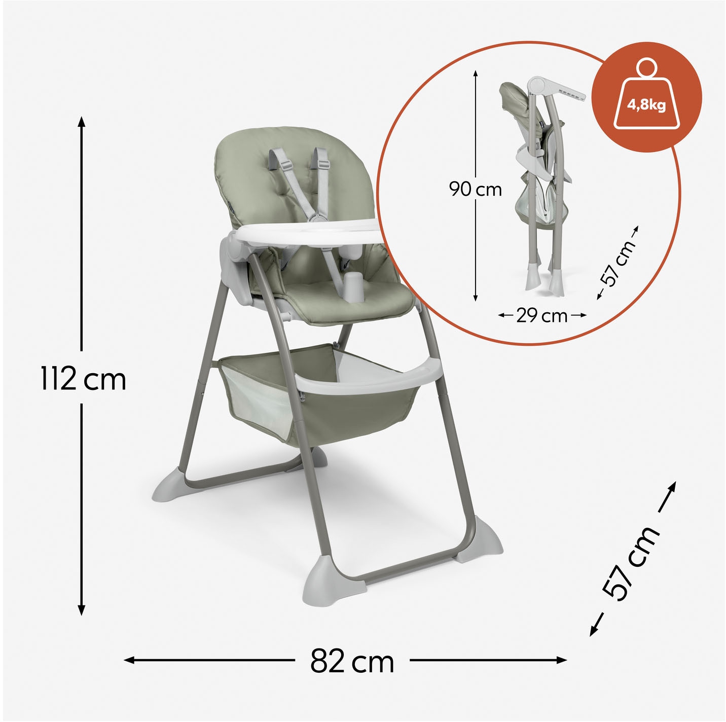 Hauck Chaise haute »Sit N Fol« ()