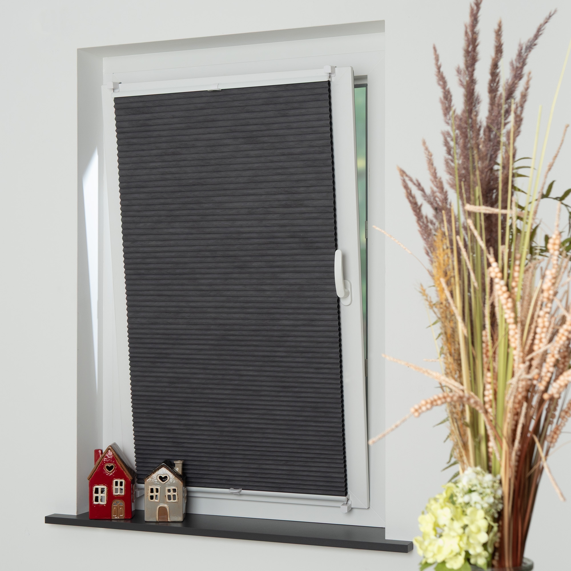 Liedeco Wabenplissee »Liedeco® Wabenplissee Verdunkelung – Blickdicht« verdunkelnd Effektive Verdunkelung, Einfache Montage ohne Bohren
