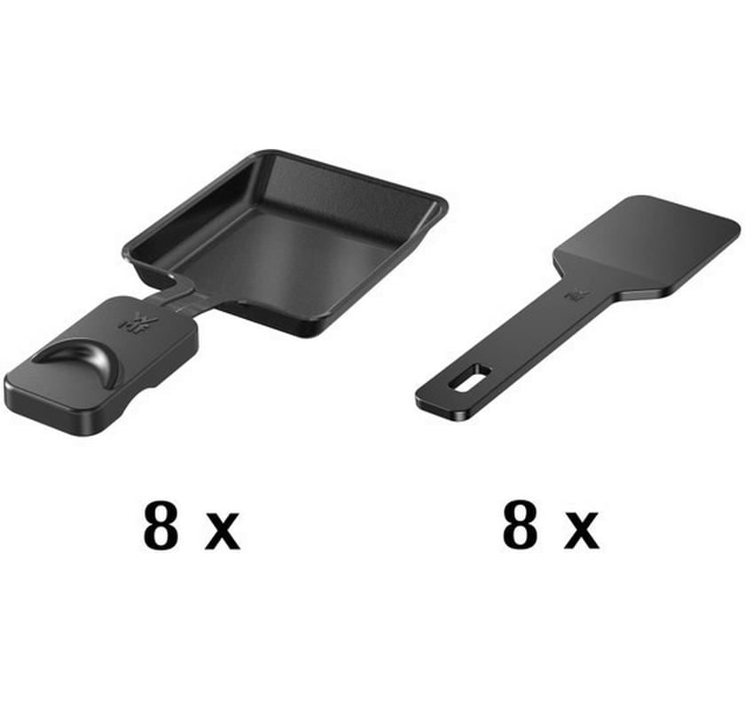 WMF Raclette »Lono Selection« 8 cuis Raclettepfännchen 1.500 W variable Temperatureinstellung, LED-Beleuchtung