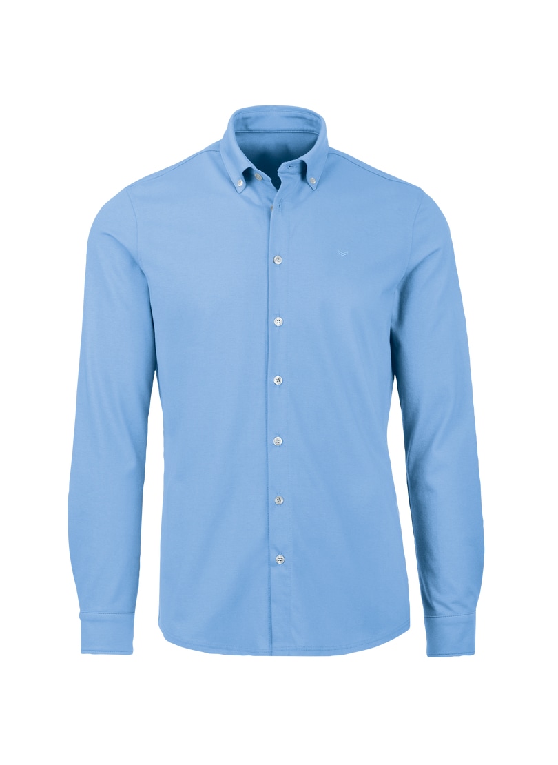 Trigema Poloshirt »TRIGEMA Business-Hemd aus DELUXE-Single-Jersey« 1 Stk.