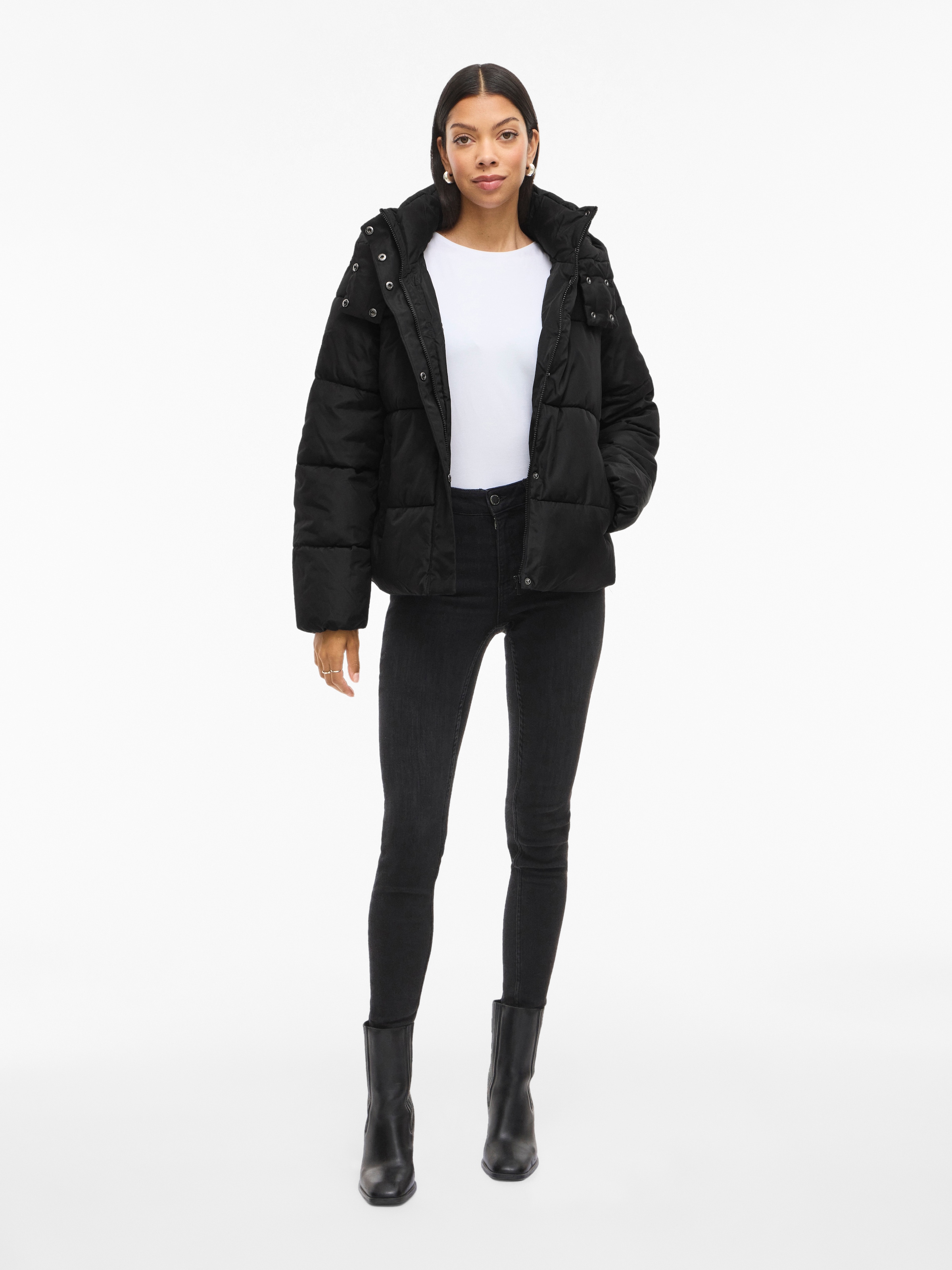 Vila Veste matelassée »VIMILJA PADDED PUFFER - NOOS« mit Kapuze