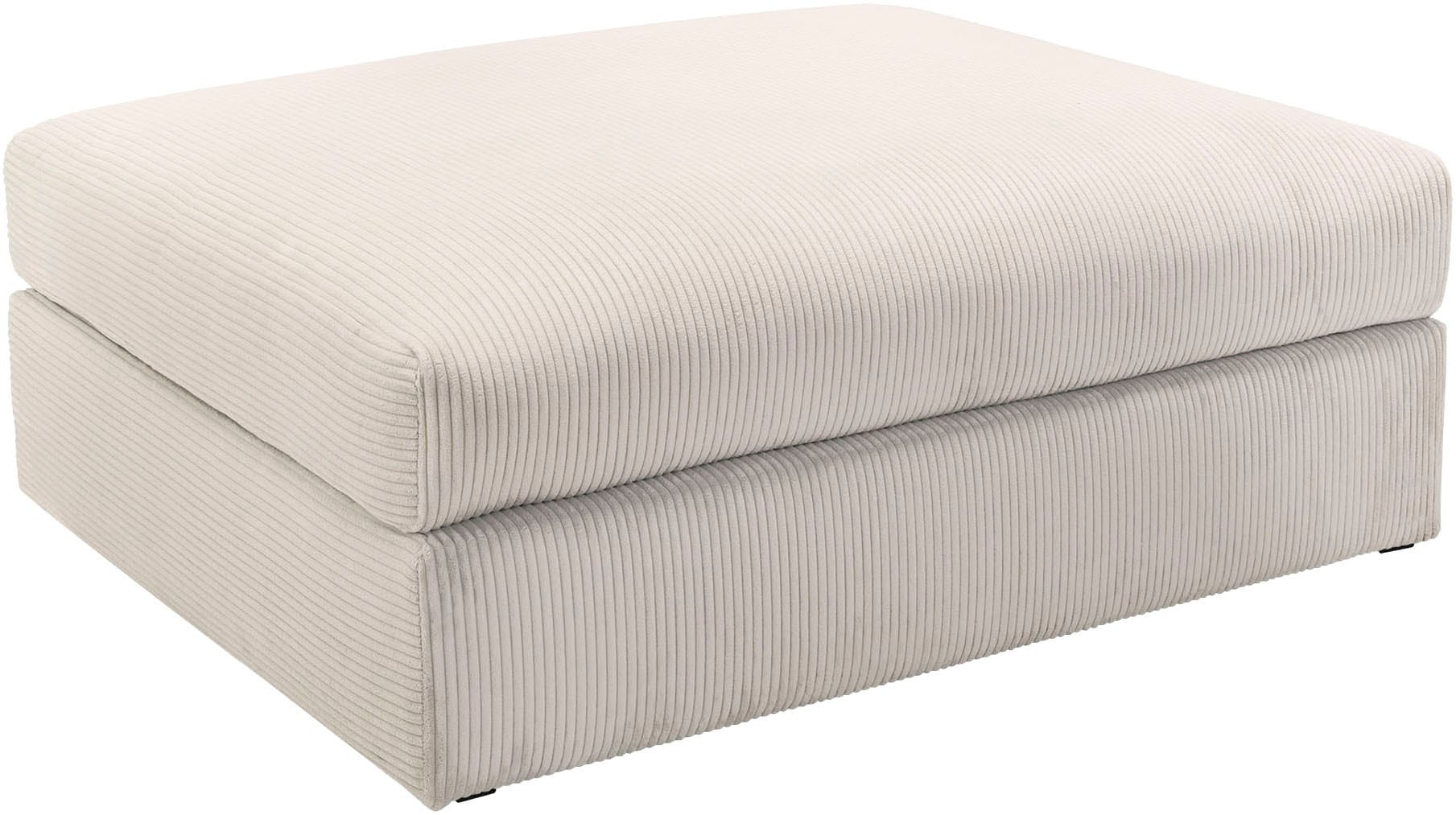 GOODproduct Tabouret rembourré »Soft&Cosy XL, B: 101 cm - OTTO. Verlässliche Qualität.« méga tabouret, disponible en velours côtelé ou structure chenille