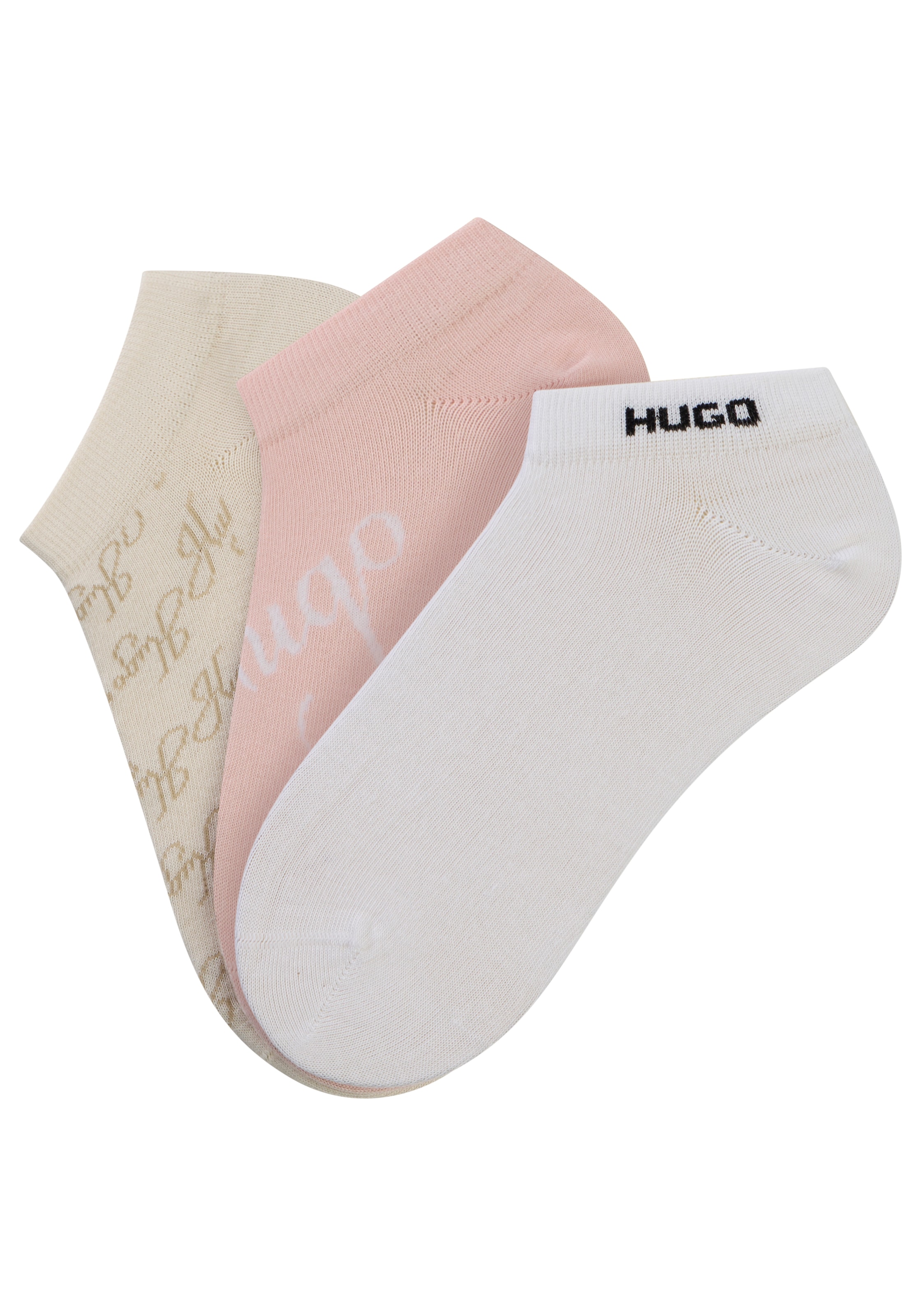 HUGO Underwear Chaussettes courtes »3P AS MONOGRAM CC W«