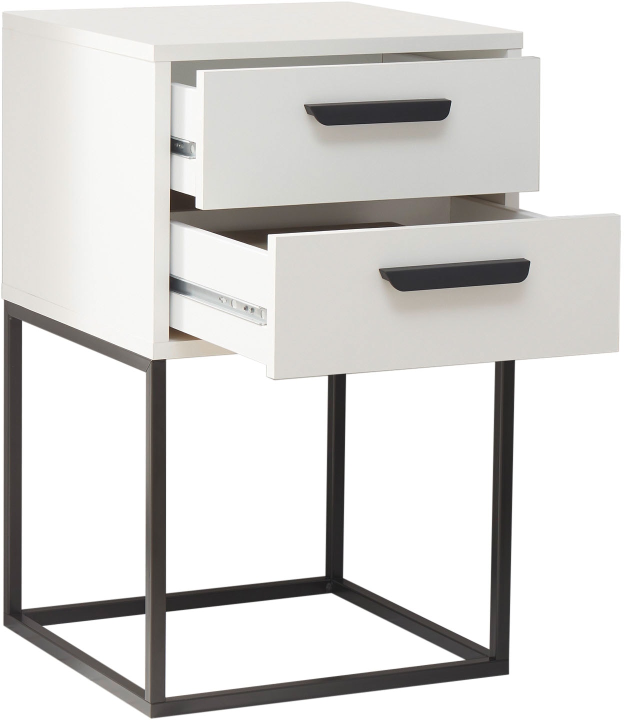 Schlafkontor Nachtkommode »Suna Kommode, Nachttisch, Nachtschrank« auf Metallgestell