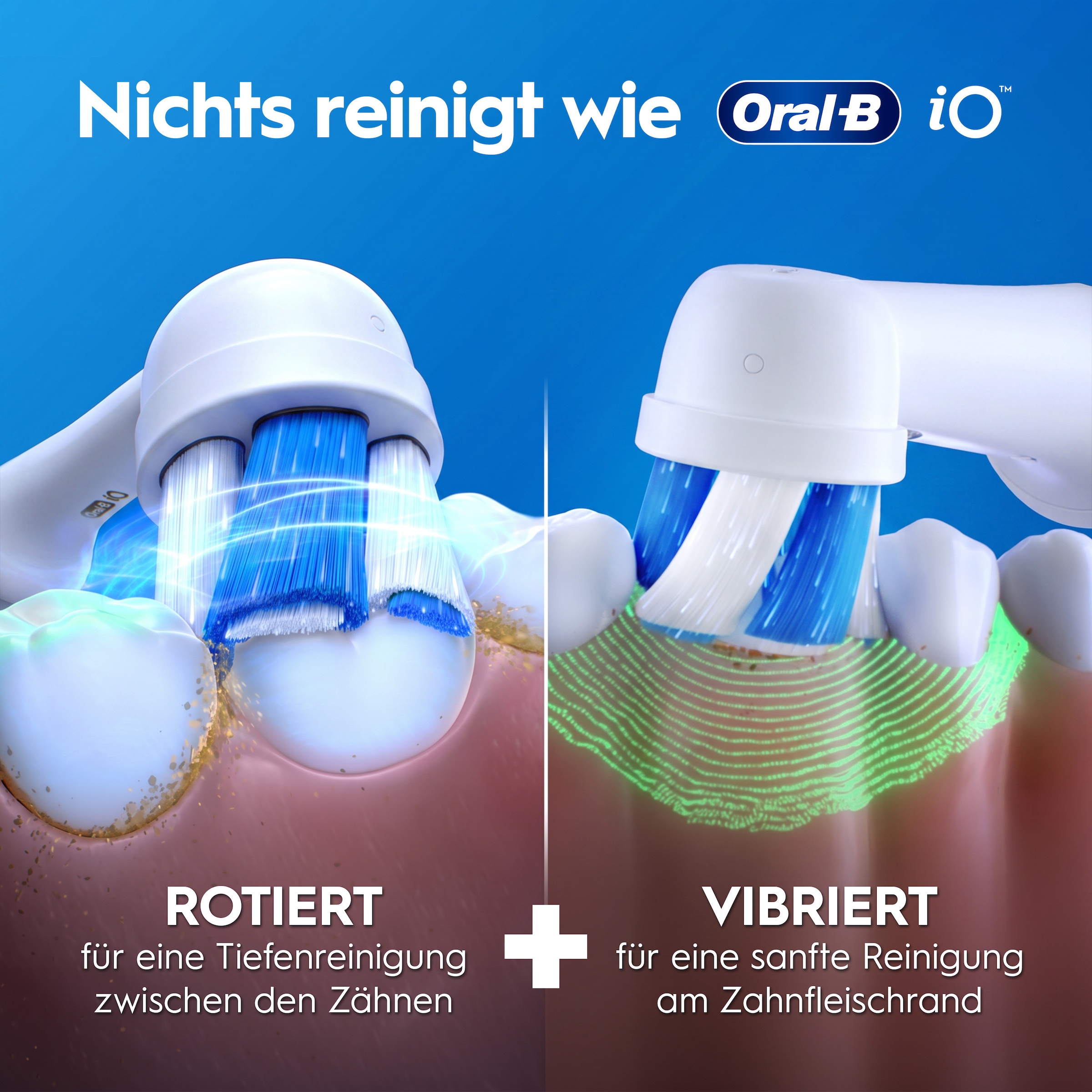 Oral-B Brosse à dents électrique »iO Series 2« 1 cuis Aufsteckbürsten pour un nettoyage ultime