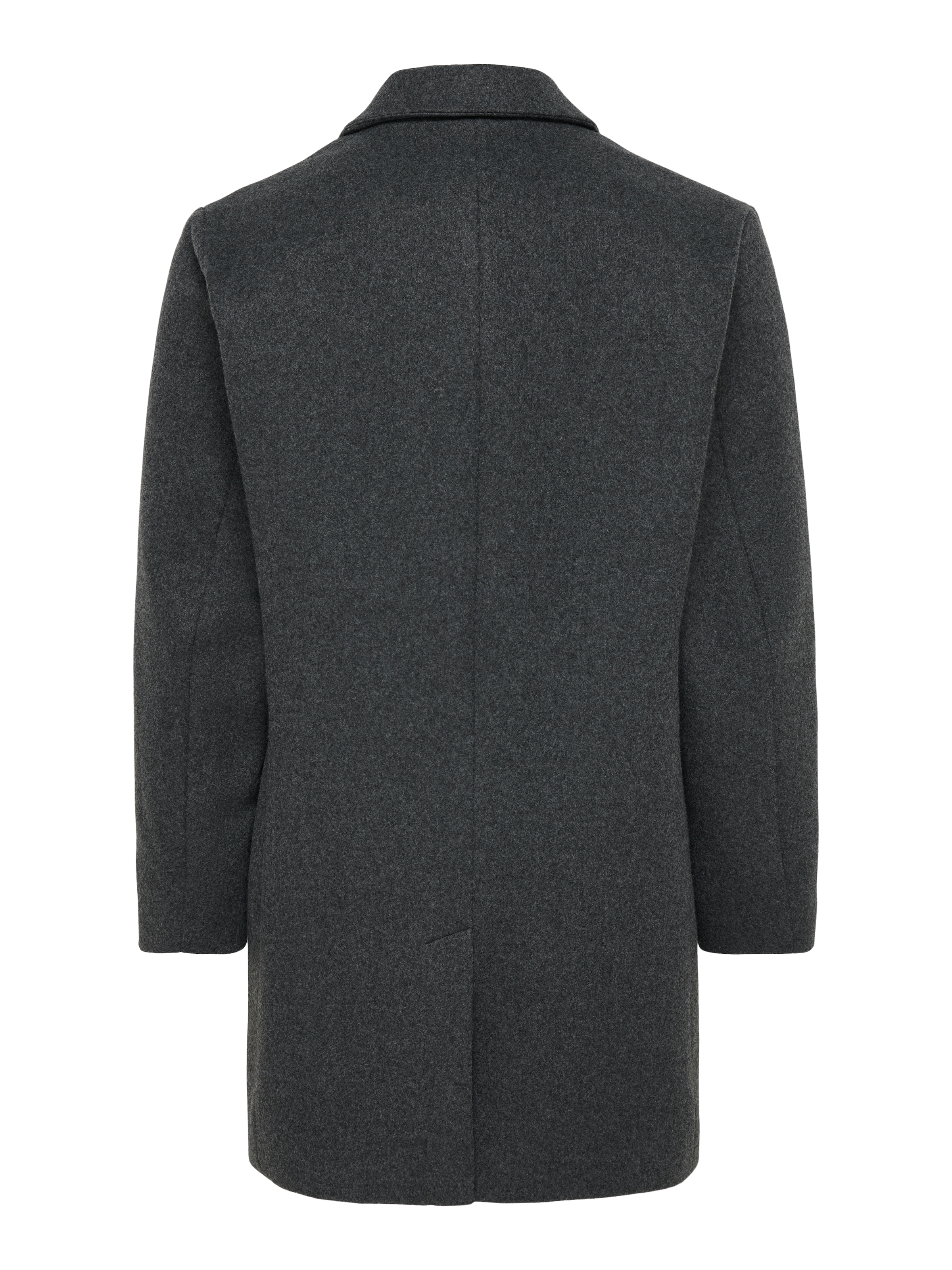 ONLY & SONS Kurzmantel »ONSMAYLON NEW WOOL COAT OTW OTL« Polyester, Knopfleiste
