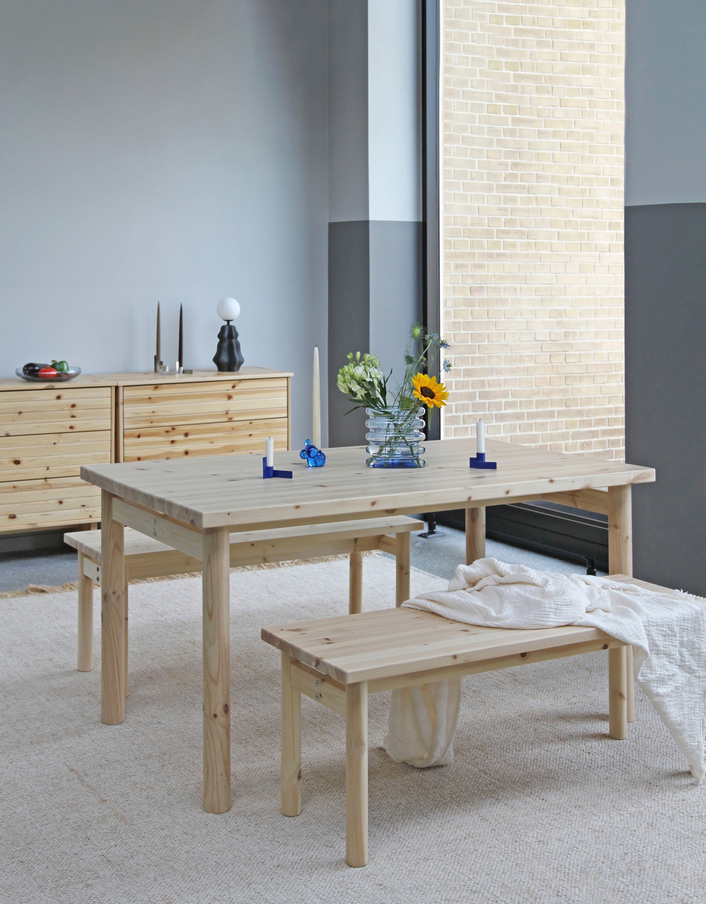Karup Design Esstisch »PACE DINING TABLE« aus FSC®-zertifiziertem Kiefernholz, Grösse 150 x 75 cm.