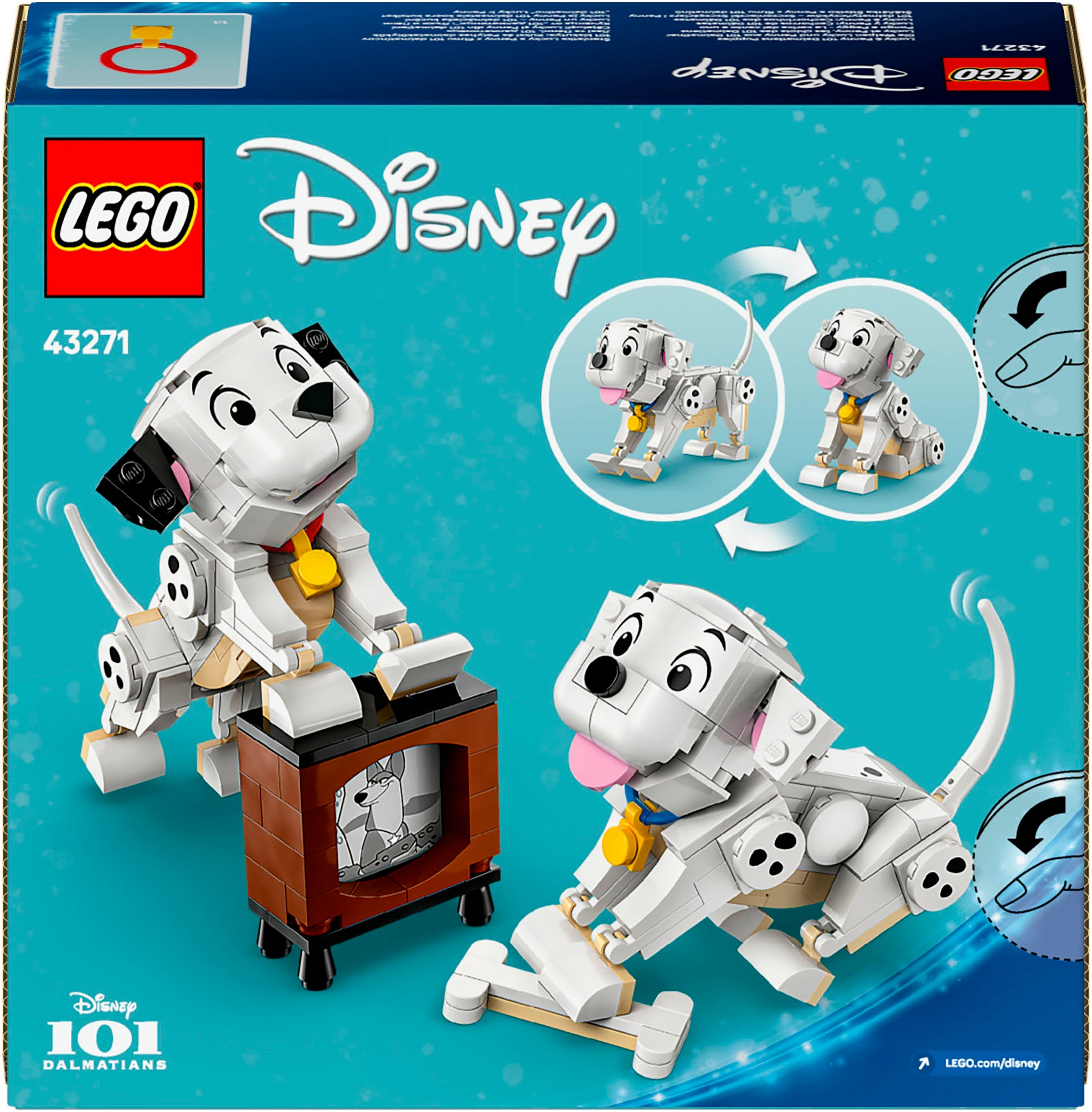 LEGO® Pions de construction »Die Welpen Lucky und Penny aus 101 Dalmatiner (43271)« LEGO Disney Classic; Made in Europe