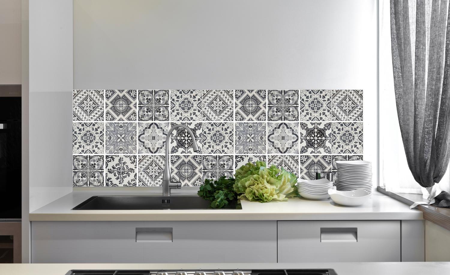 queence Fliesenaufkleber »Muster I« Stickerfliesen, selbstklebend, Sticker, 12er Set