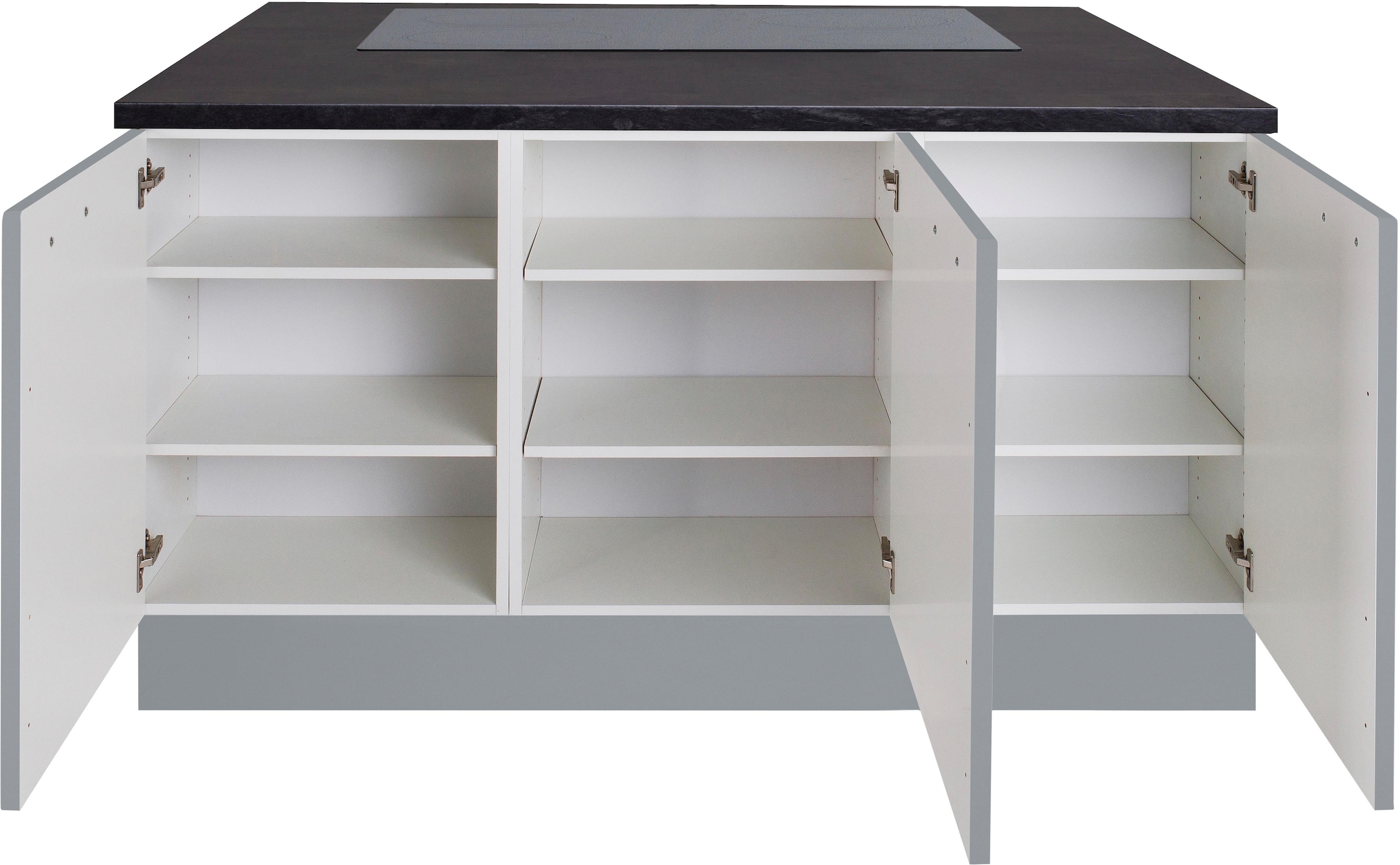 KOCHSTATION Kücheninsel »KS-Cara« mit Vollauszügen und Soft-Close-Funktion,  Stellbreite 150 x 95 cm