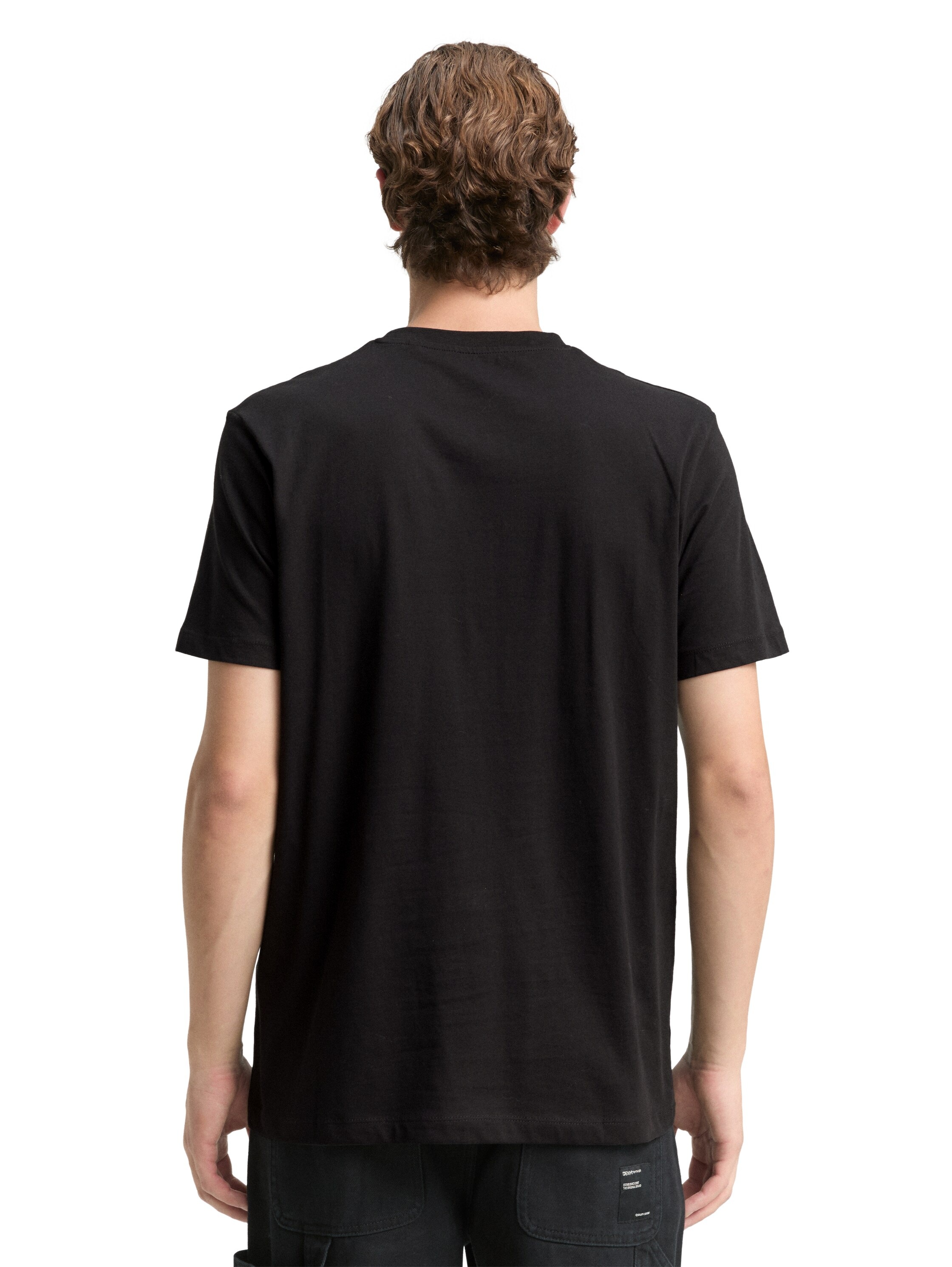 TOM TAILOR Denim T-Shirt mit Logofrontprint